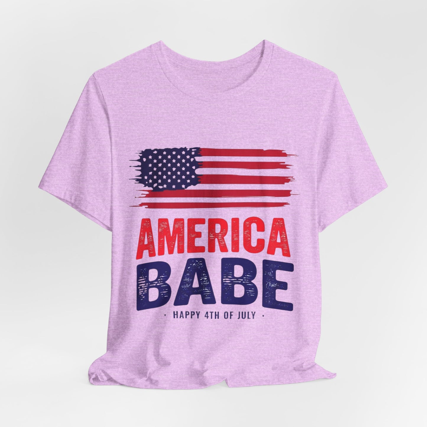 America Babe T-Shirt — Patriotic 4th of July Flag Tee