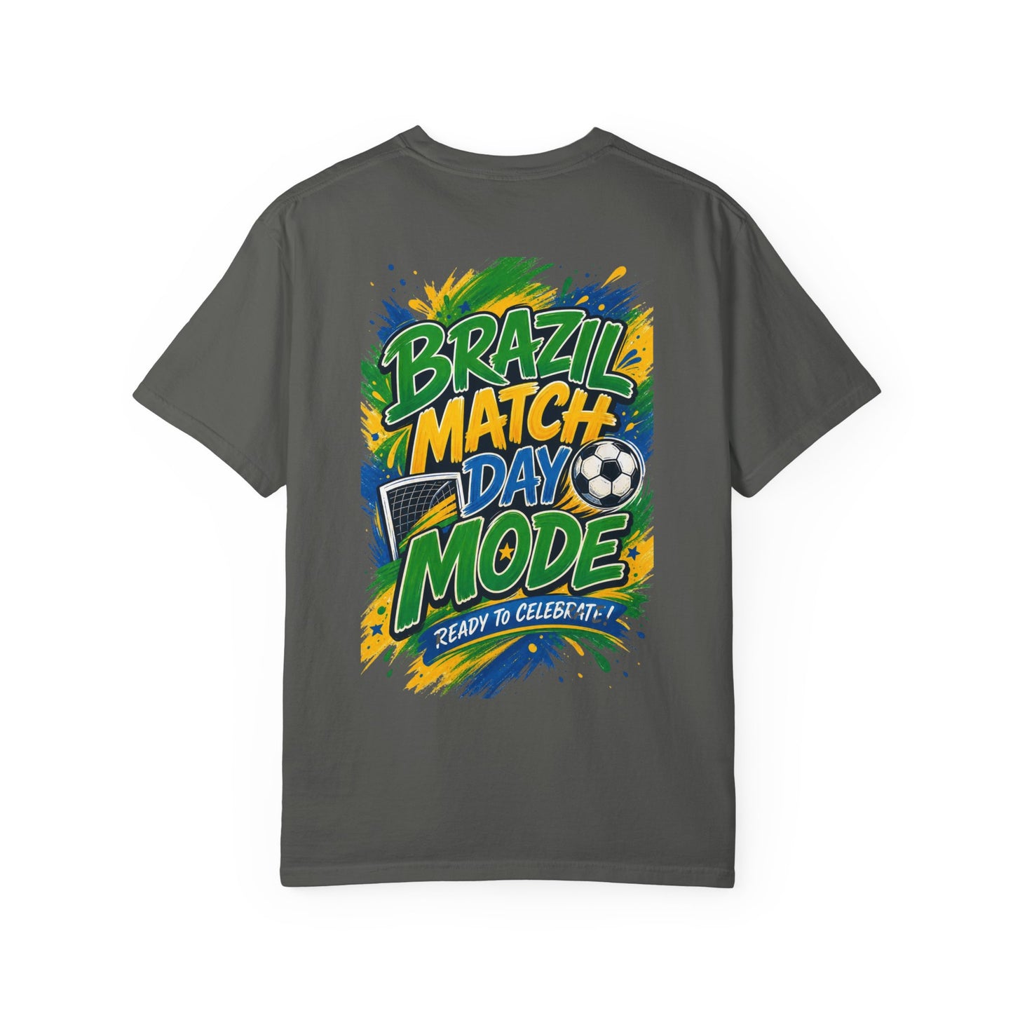Brazil Match Day Mode T-Shirt — Soccer Fan Game Day Tee