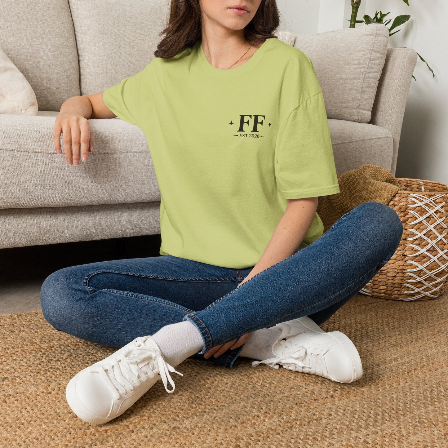 FF Est. 2026 Minimal Logo T-Shirt — Monogram Casual Tee