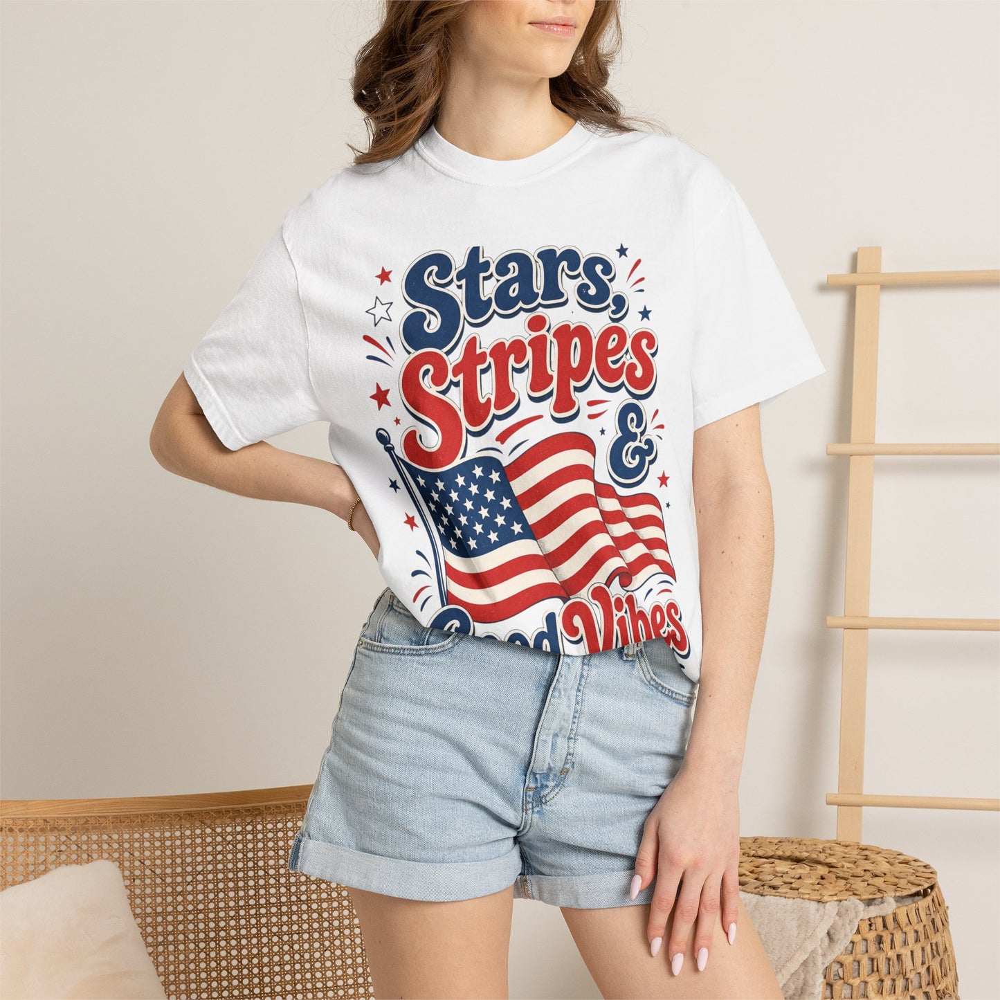 Stars, Stripes & Good Vibes T‑Shirt