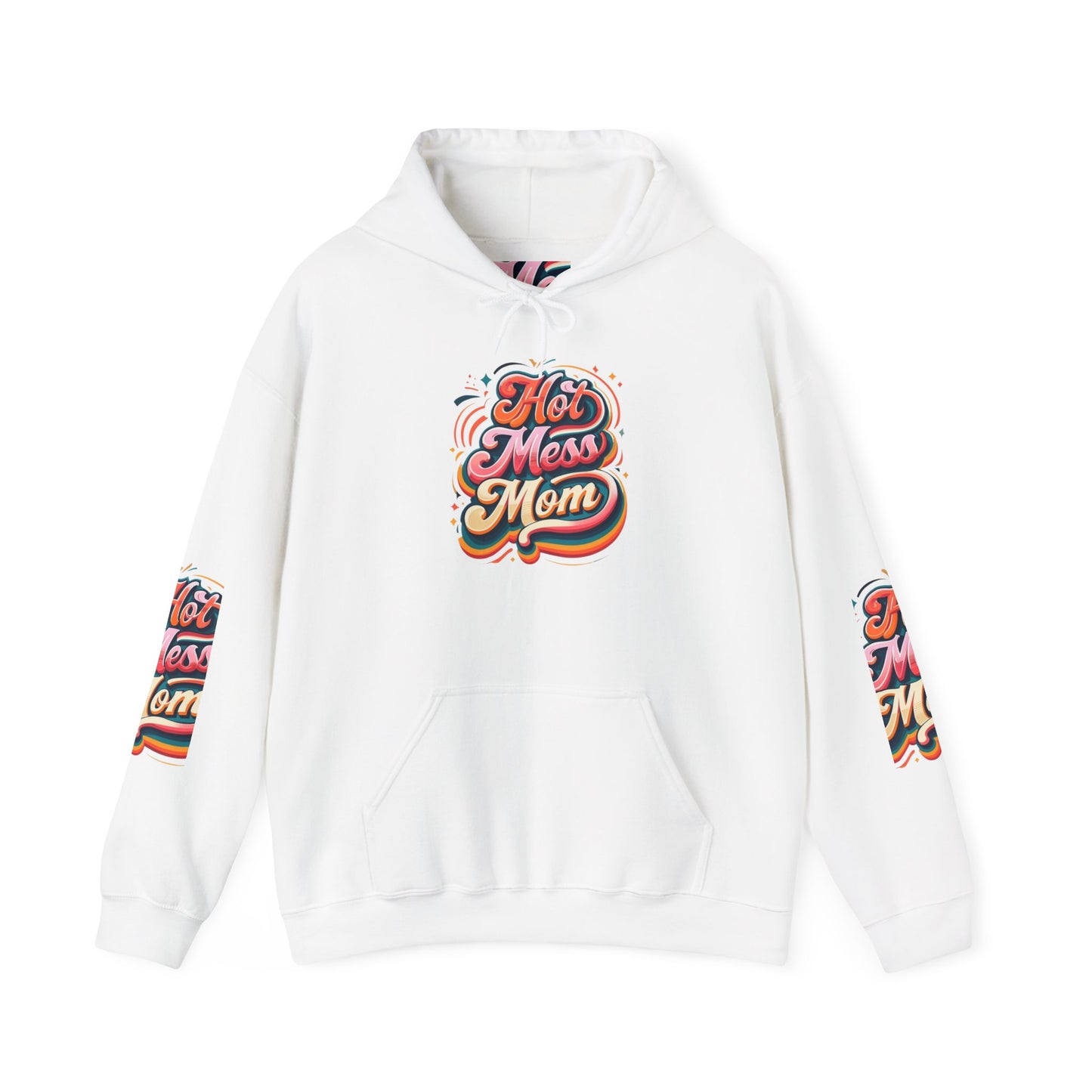 Hot Mess Mom Hoodie — Retro Mom Life