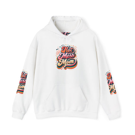 Hot Mess Mom Hoodie — Retro Mom Life