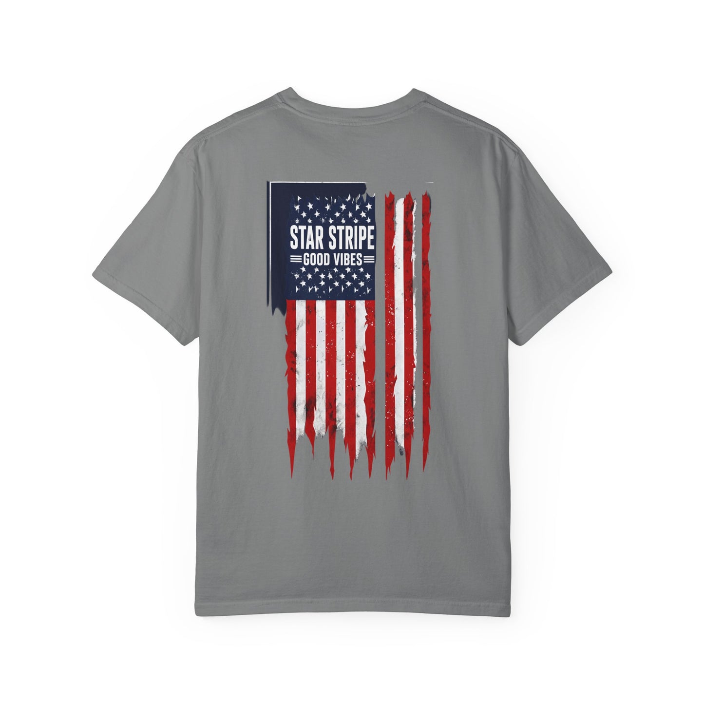 Patriotic "Star Stripe Good Vibes" T-Shirt