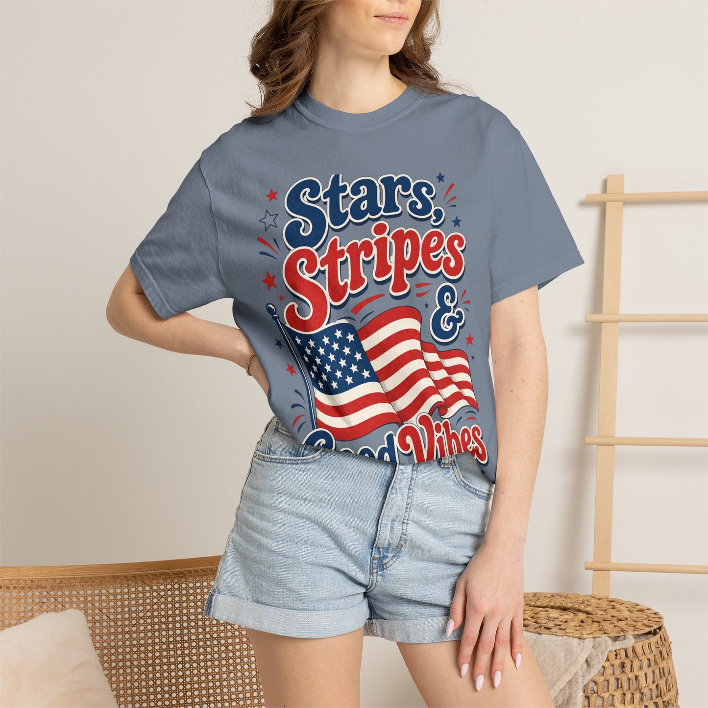 Stars, Stripes & Good Vibes T‑Shirt