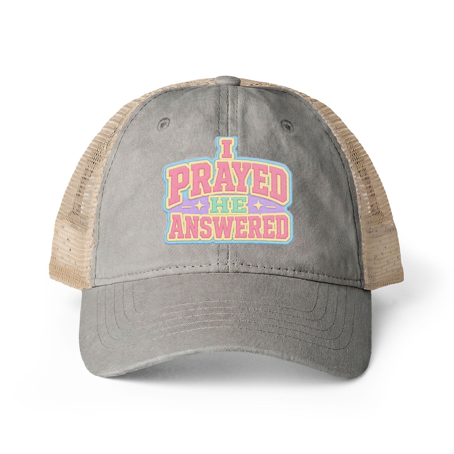 Women's Washed Mesh-Back Cap