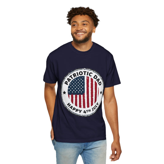 Patriotic Dad T-Shirt — Happy 4th of July American Flag Tee