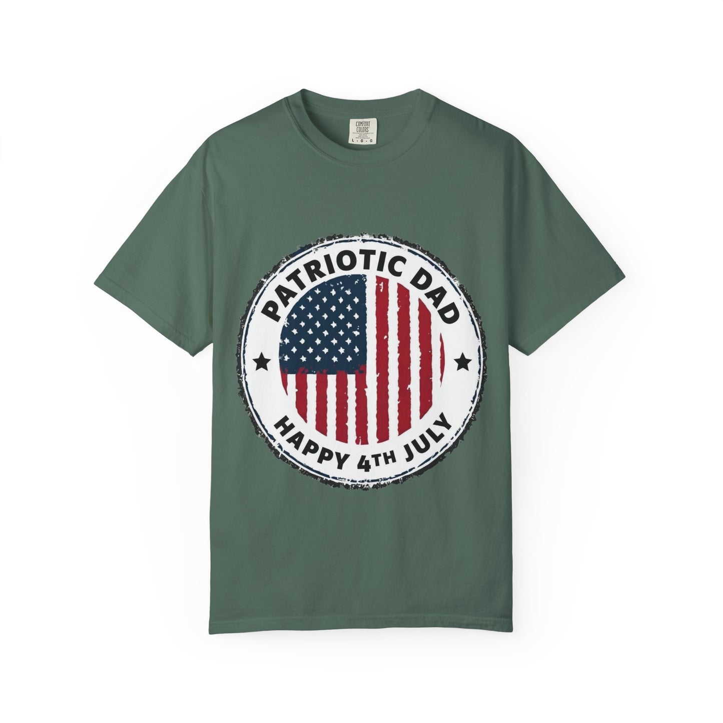 Patriotic Dad T-Shirt — Happy 4th of July American Flag Tee