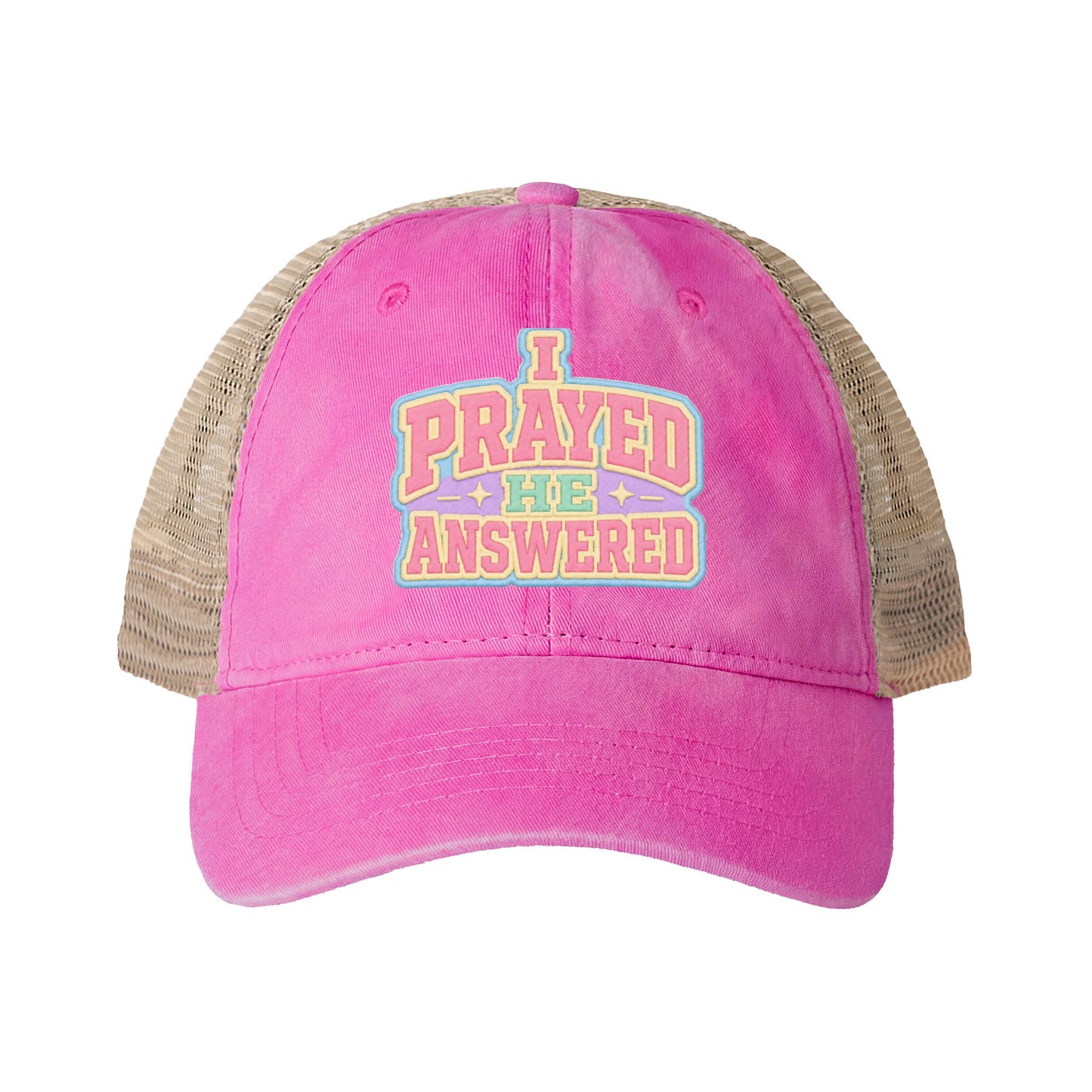 Women's Washed Mesh-Back Cap