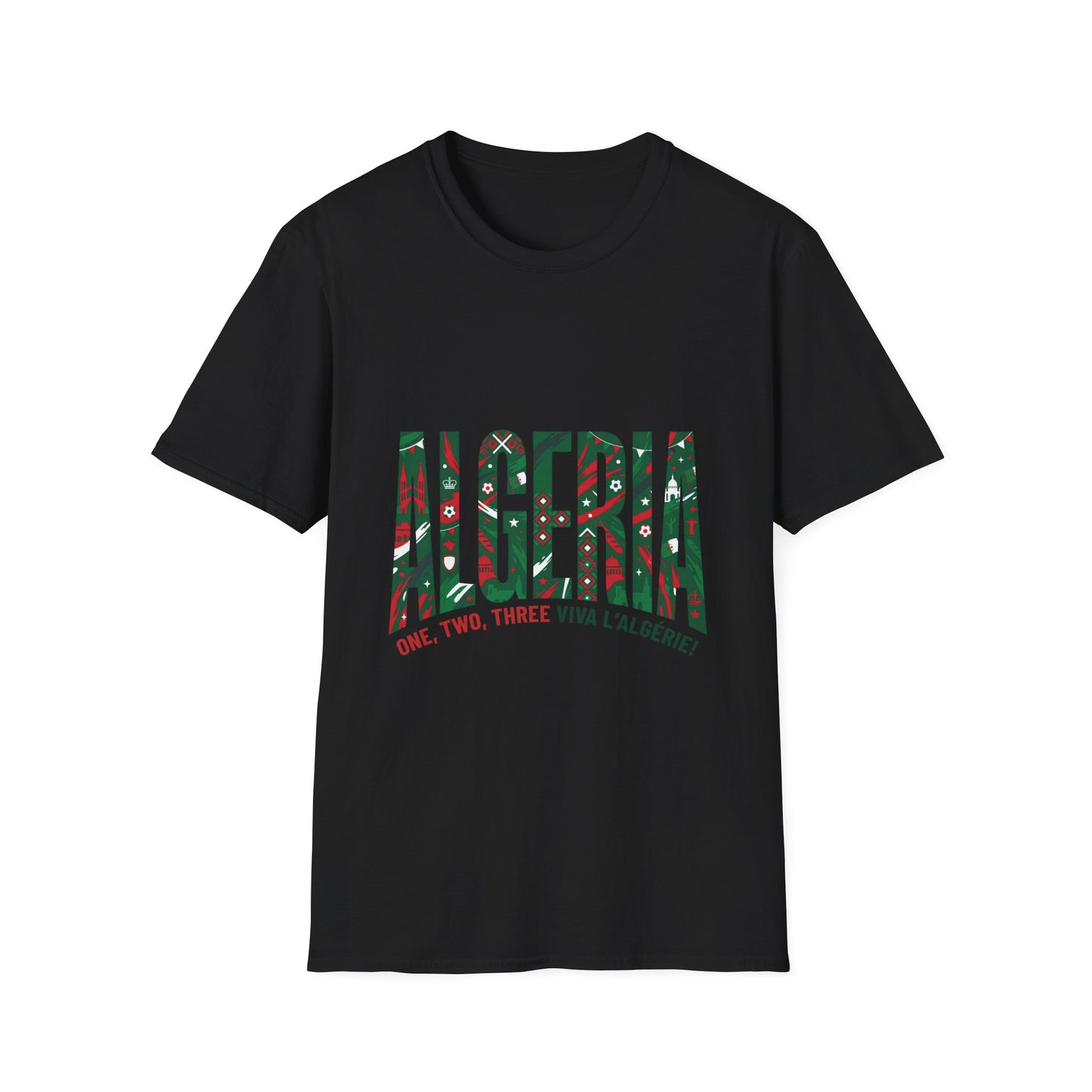 Algeria Flag Graphic T-Shirt — Viva L'Algérie Patriotic Tee