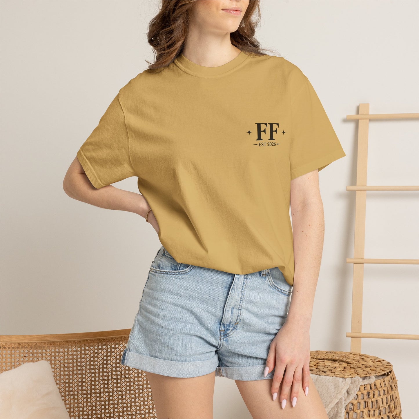 Floral Beach Vibes T-Shirt — Colorful Daisy & Palm Graphic Tee