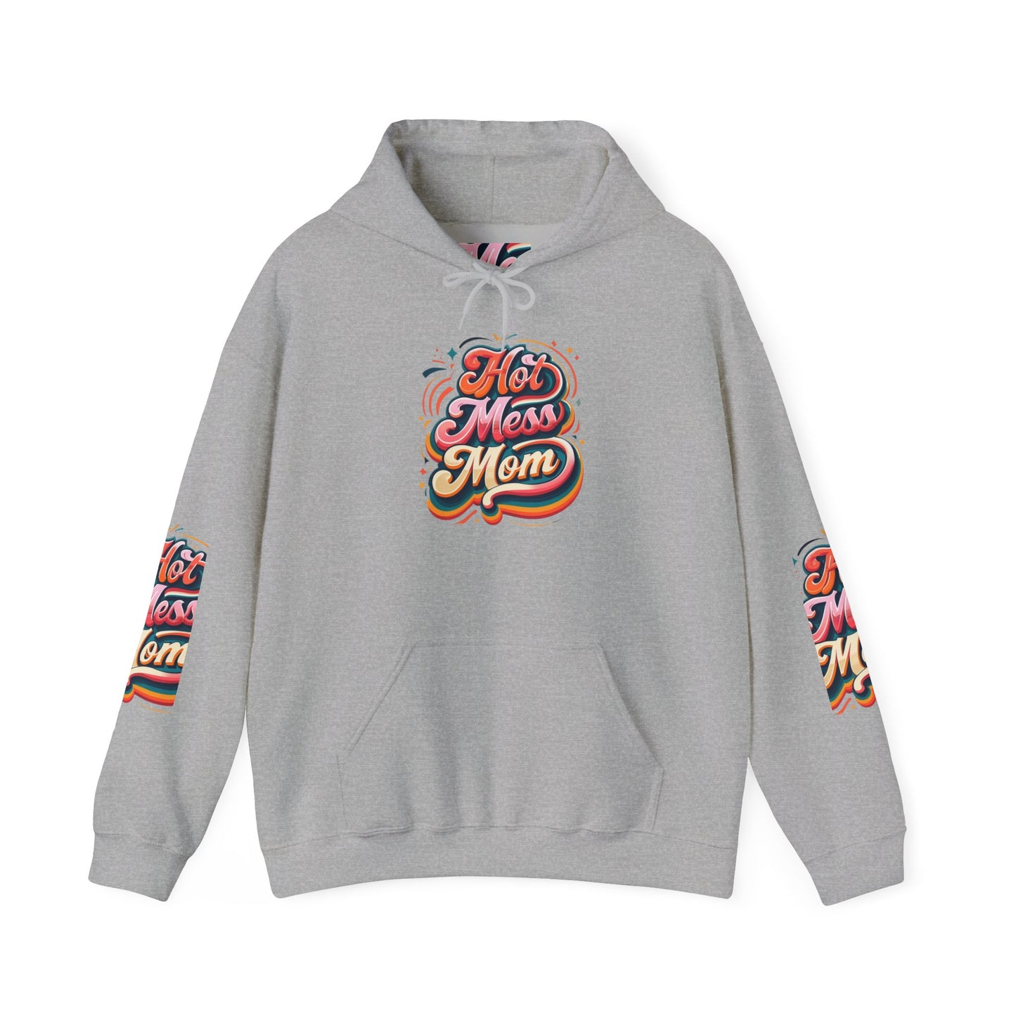 Hot Mess Mom Hoodie — Retro Mom Life