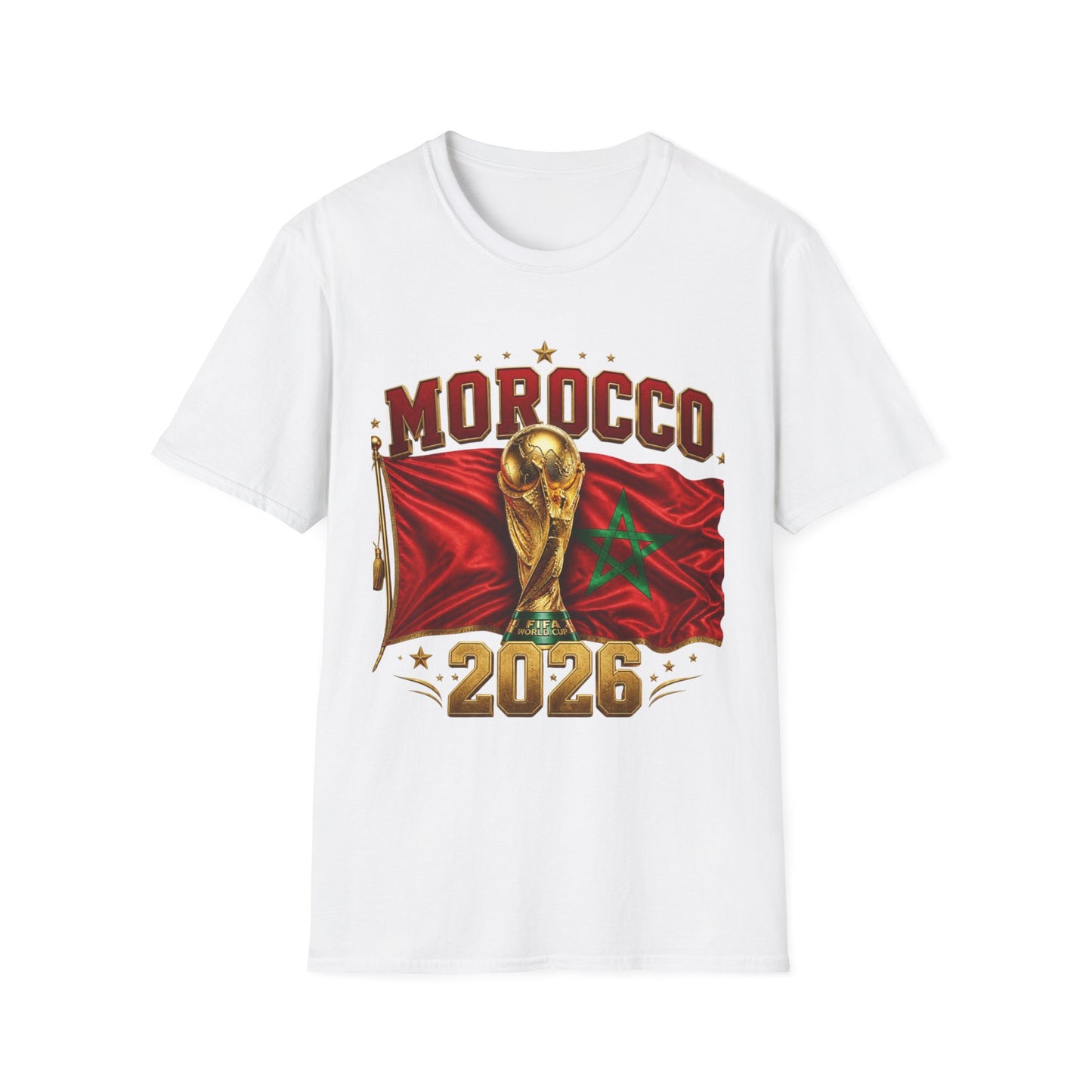 Morocco 2026 World Cup T-Shirt — Football World Cup Soccer Fan Tee