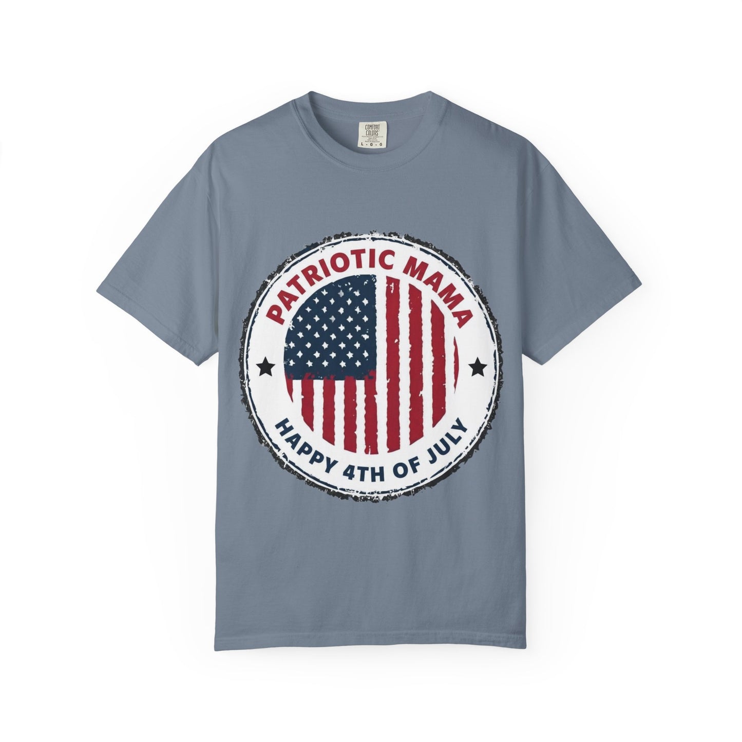 Patriotic Mama T-Shirt — Happy 4th of July American Flag Tee