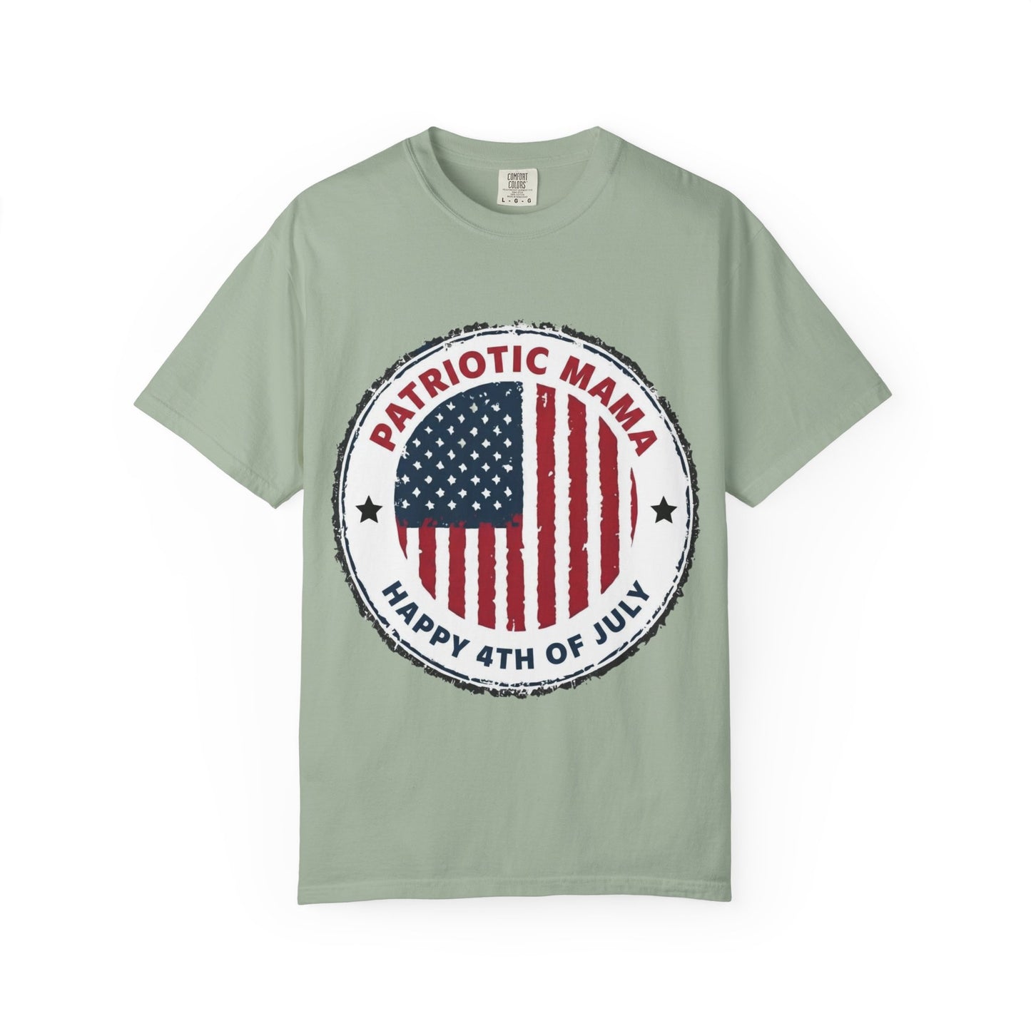 Patriotic Mama T-Shirt — Happy 4th of July American Flag Tee