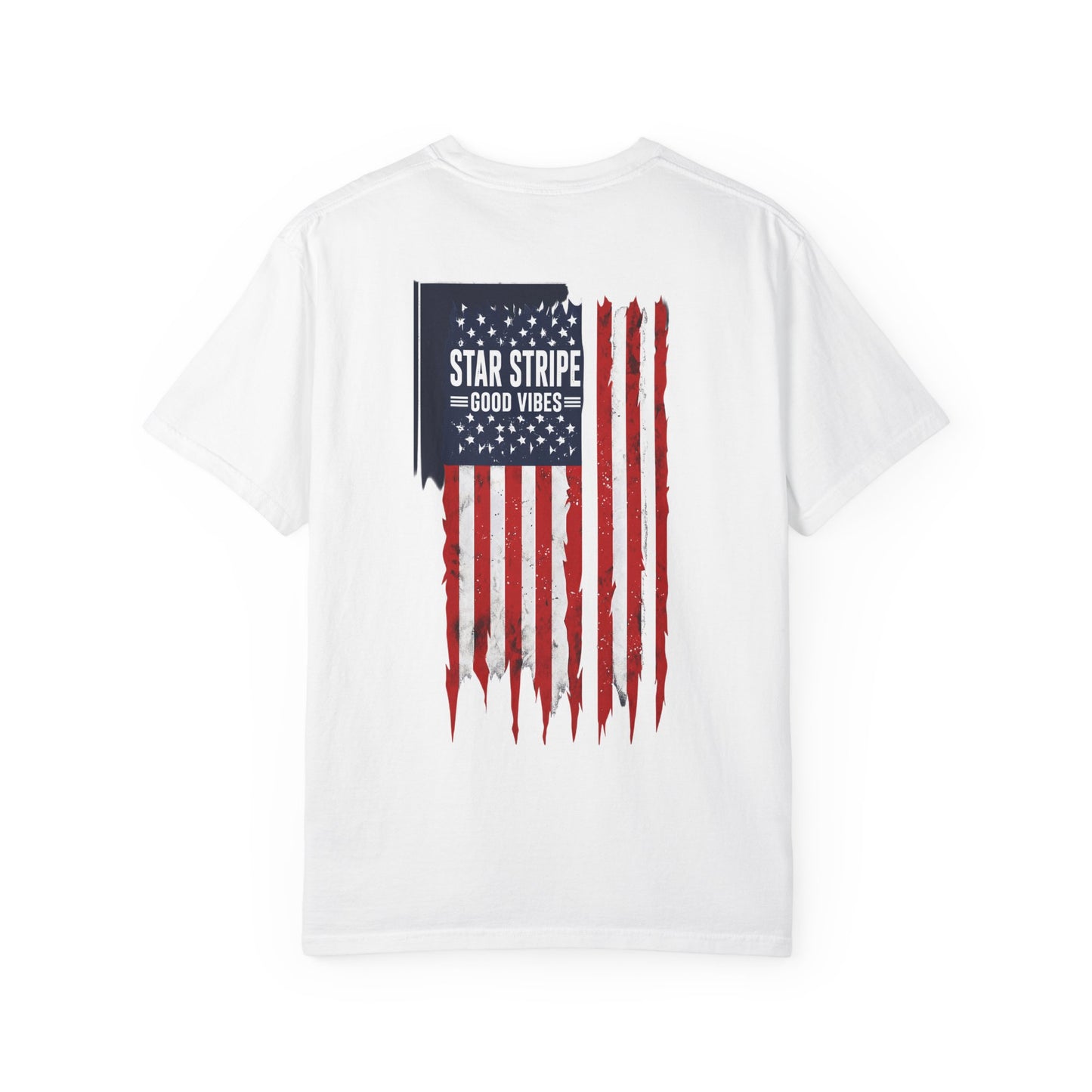 Patriotic "Star Stripe Good Vibes" T-Shirt