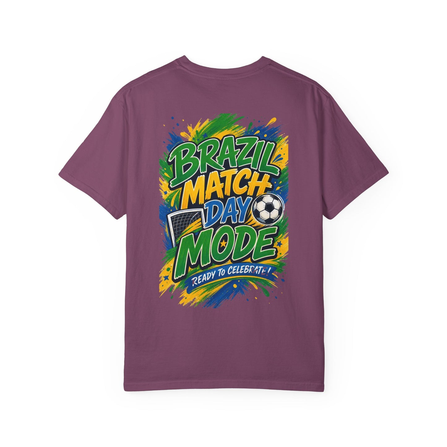 Brazil Match Day Mode T-Shirt — Soccer Fan Game Day Tee