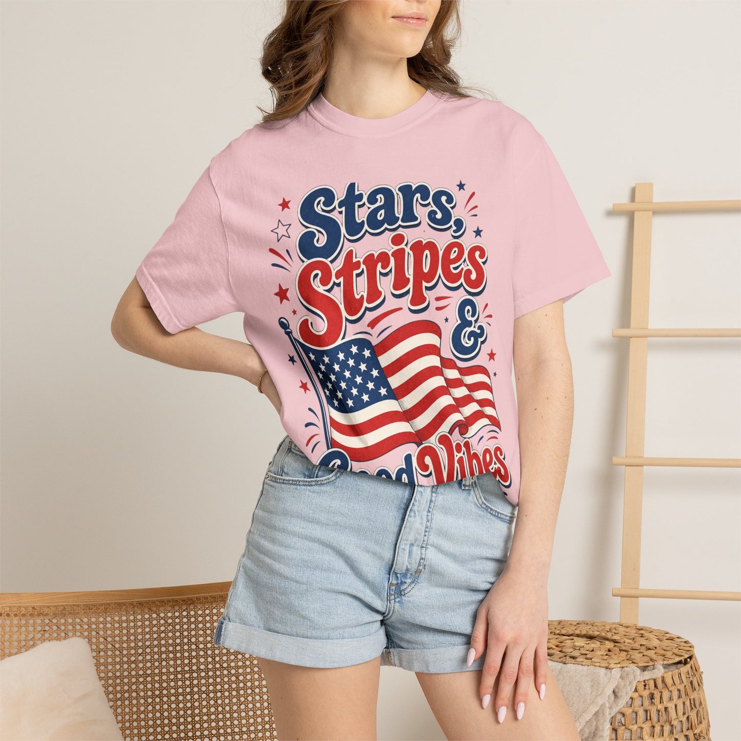 Stars, Stripes & Good Vibes T‑Shirt