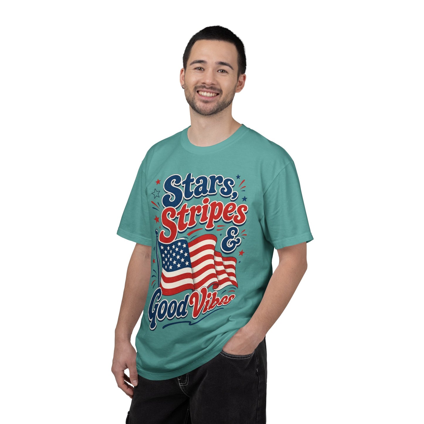 Stars, Stripes & Good Vibes T‑Shirt