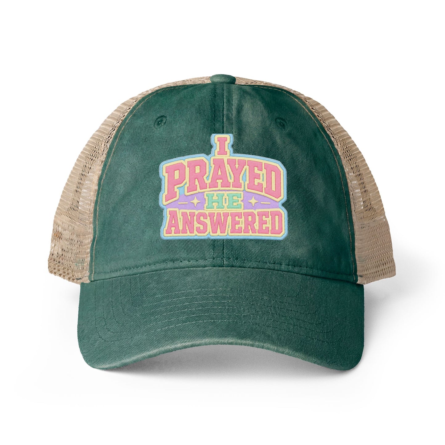 Women's Washed Mesh-Back Cap