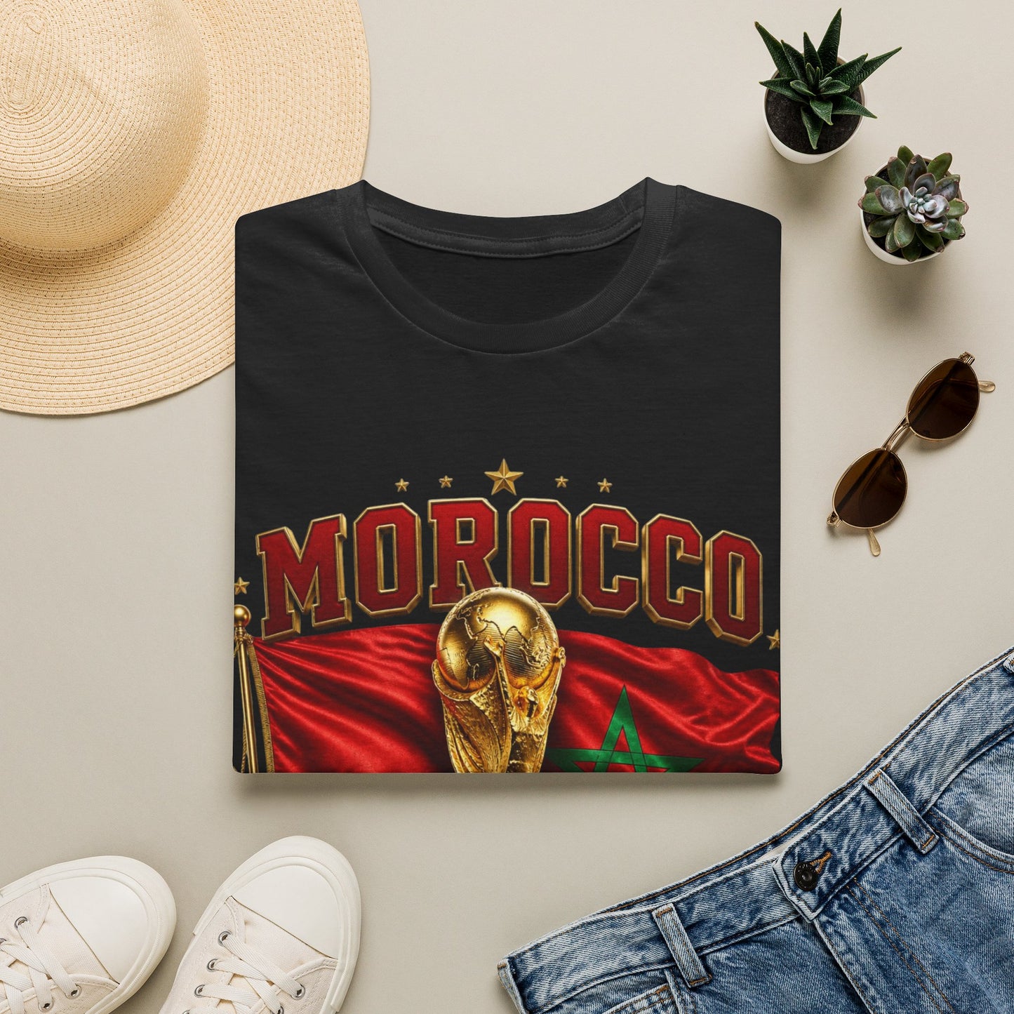 Morocco 2026 World Cup T-Shirt — Football World Cup Soccer Fan Tee