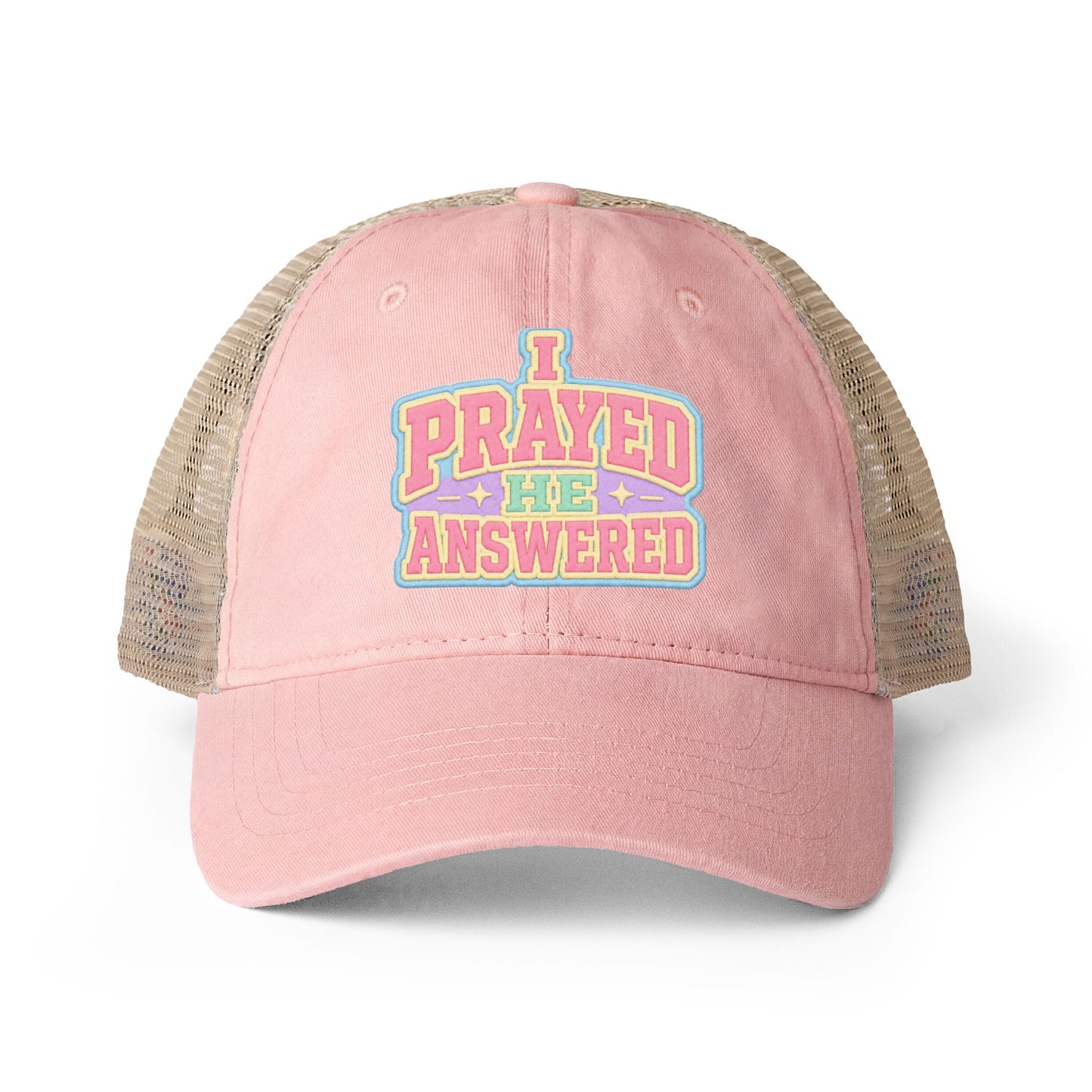 Women's Washed Mesh-Back Cap
