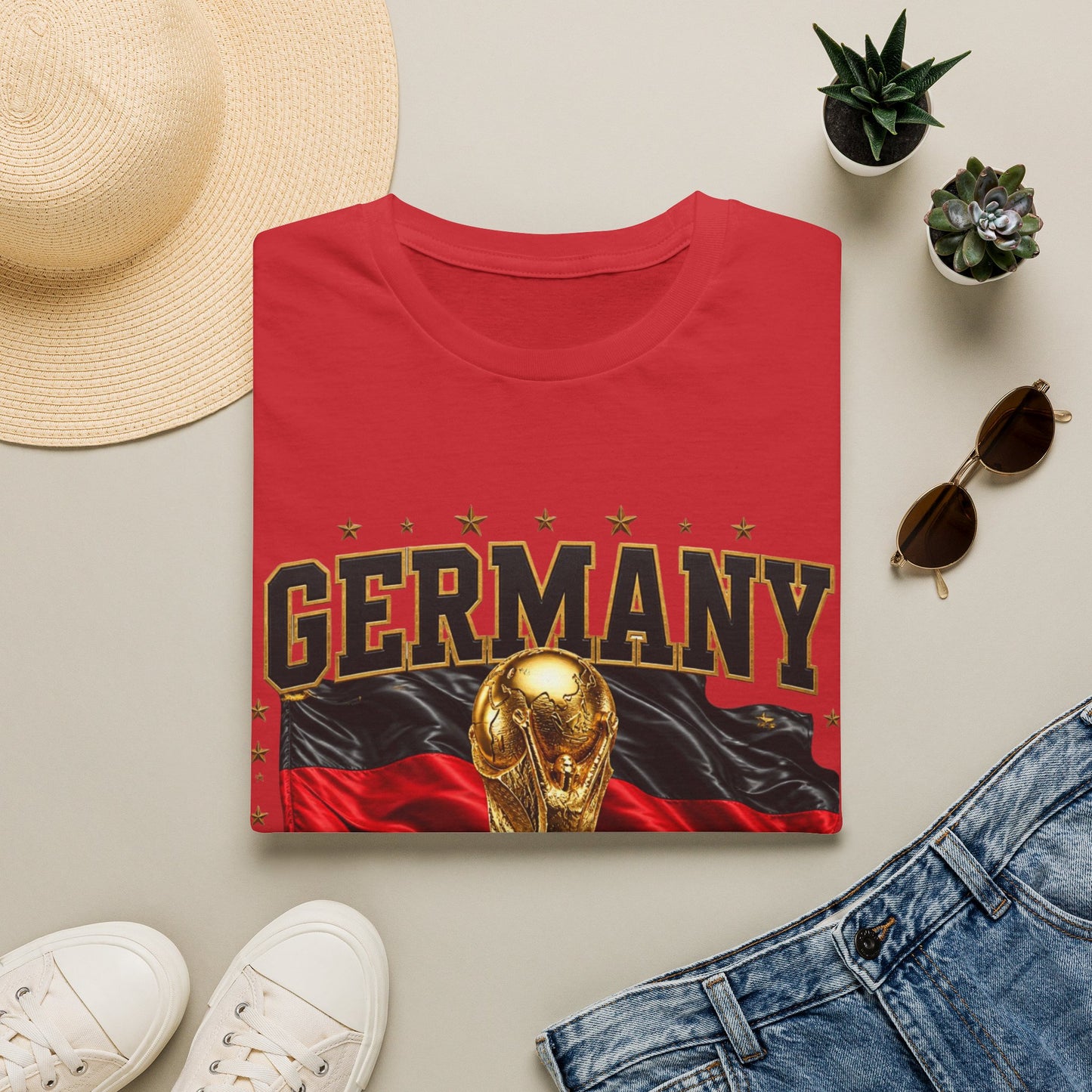 Germany World Cup 2026 T-Shirt — German Flag & Trophy Soccer Fan Tee