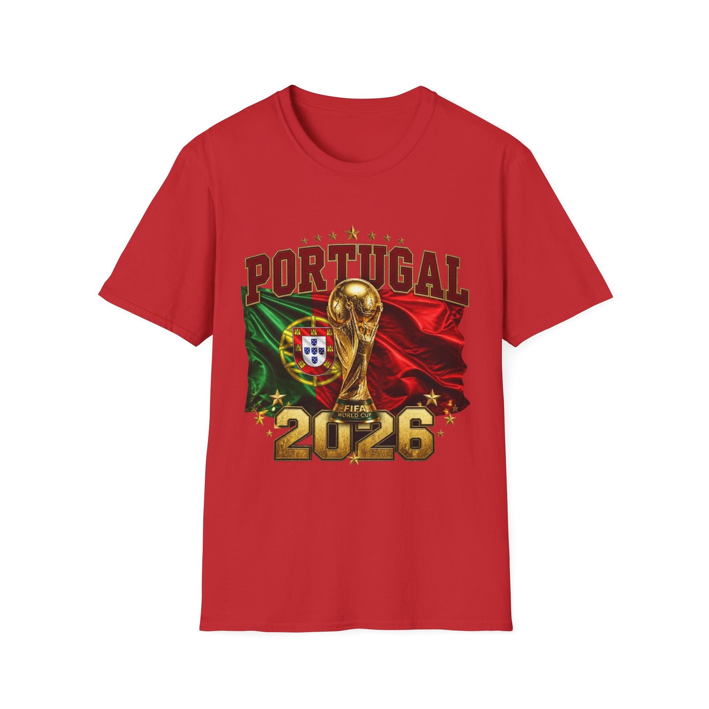 Portugal 2026 World Cup T-Shirt — Football World Trophy Tee