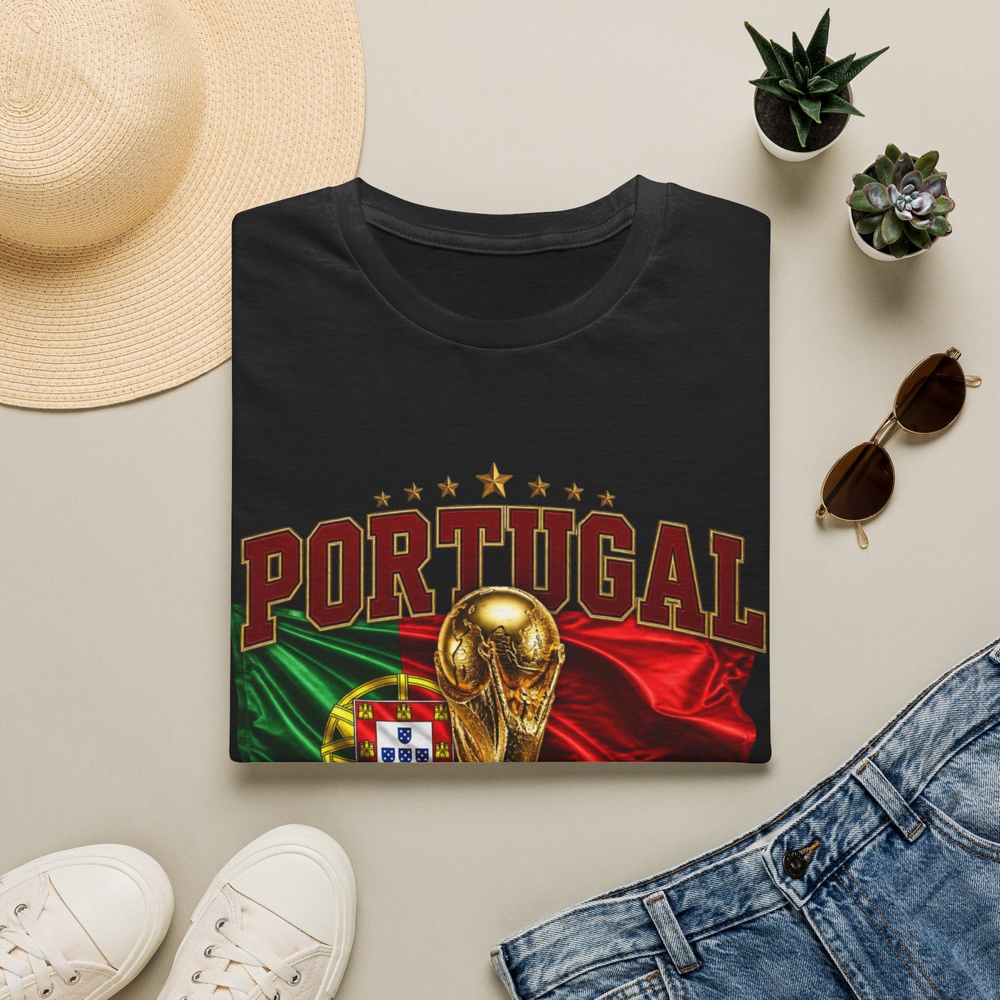 Portugal 2026 World Cup T-Shirt — Football World Trophy Tee