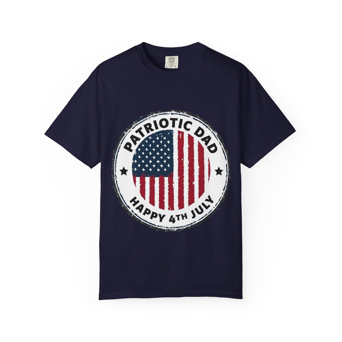 Patriotic Dad T-Shirt — Happy 4th of July American Flag Tee