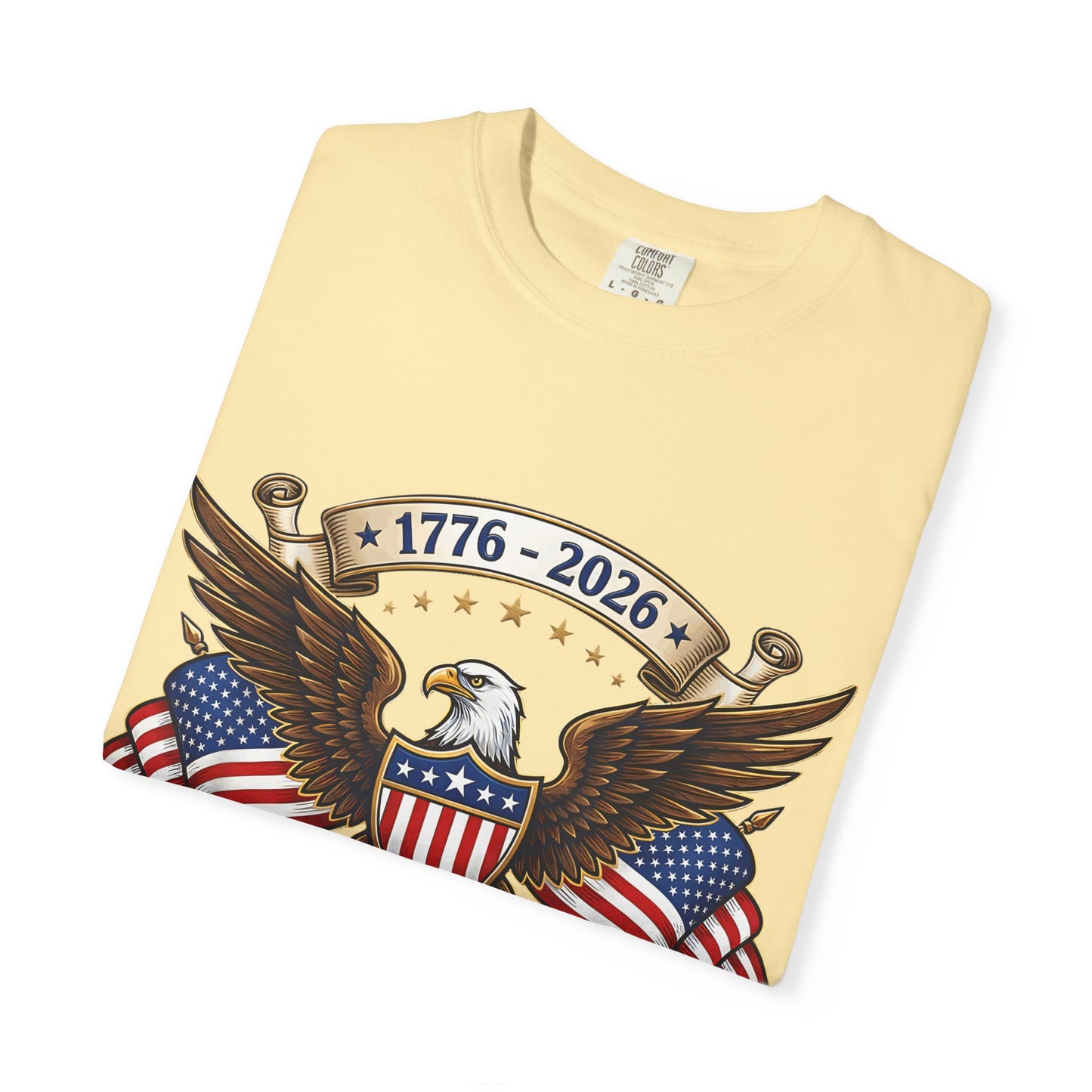 250th USA Anniversary Eagle T-Shirt — 1776–2026 Patriotic American Flag Tee