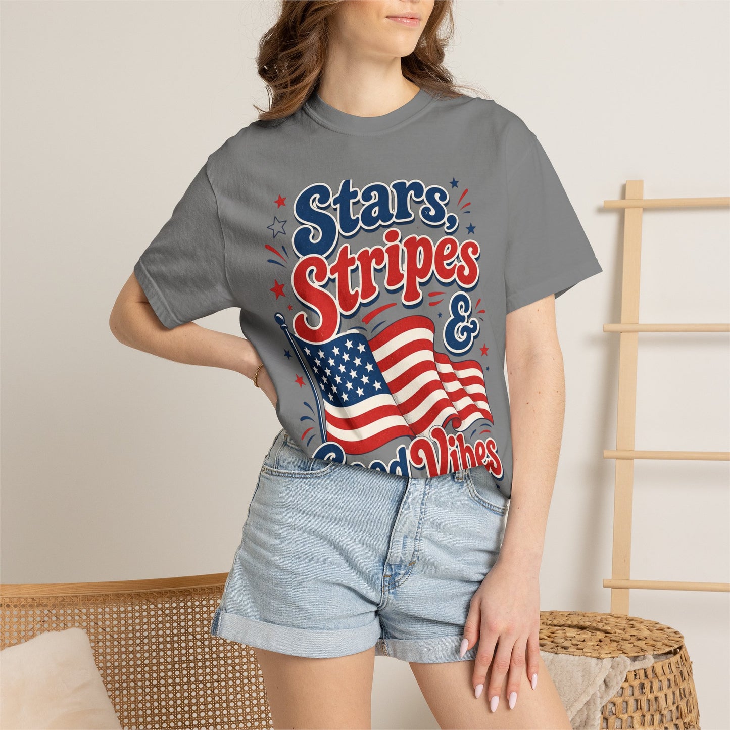 Stars, Stripes & Good Vibes T‑Shirt