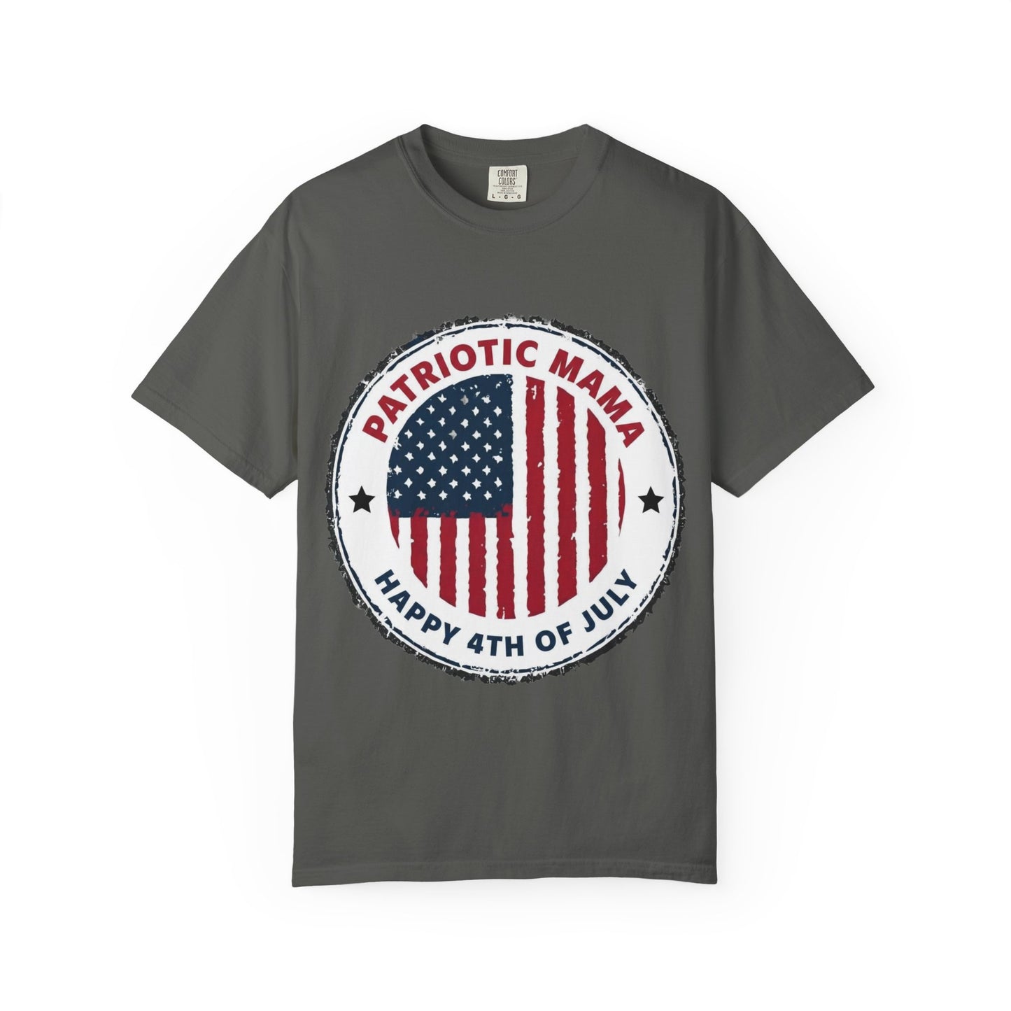 Patriotic Mama T-Shirt — Happy 4th of July American Flag Tee