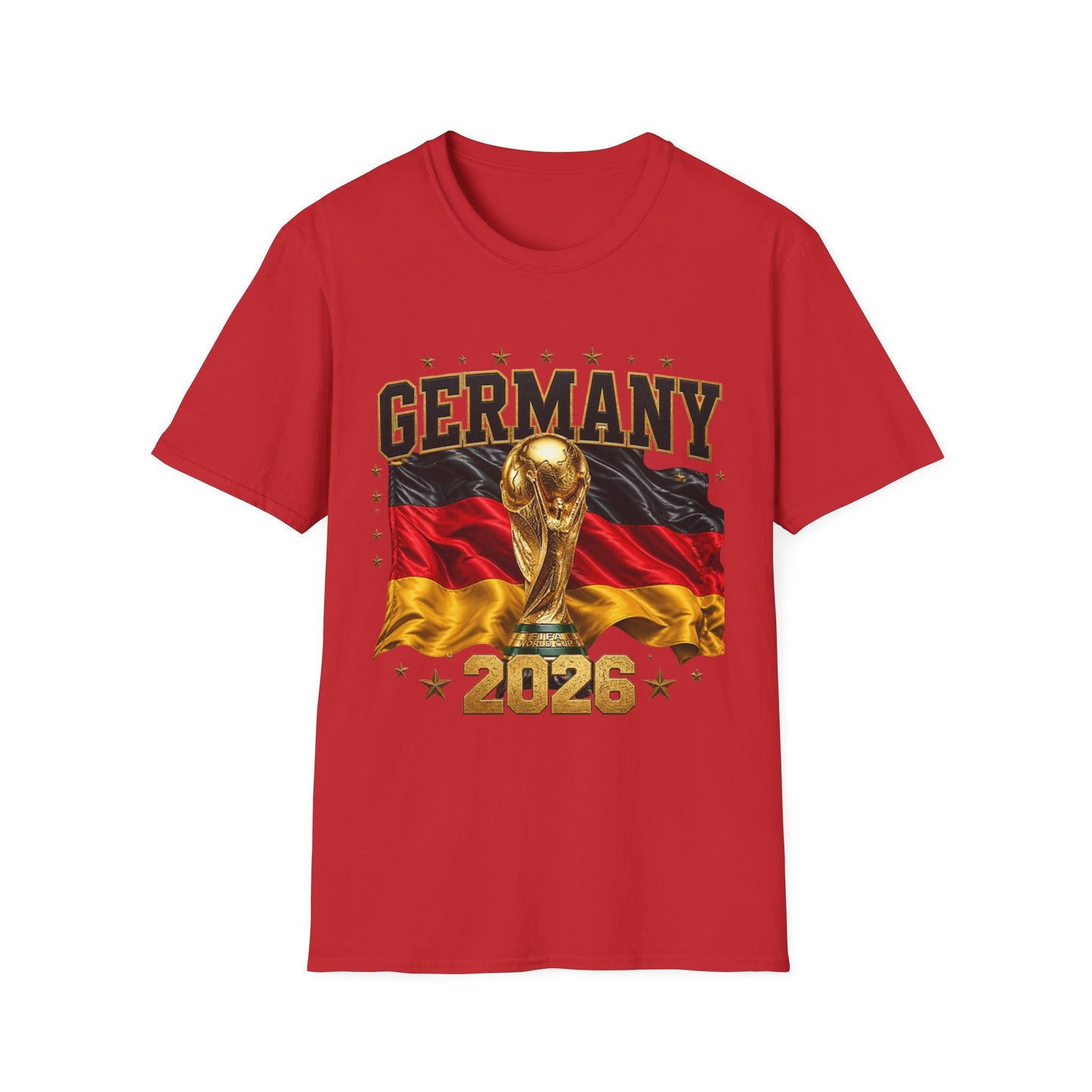 Germany World Cup 2026 T-Shirt — German Flag & Trophy Soccer Fan Tee