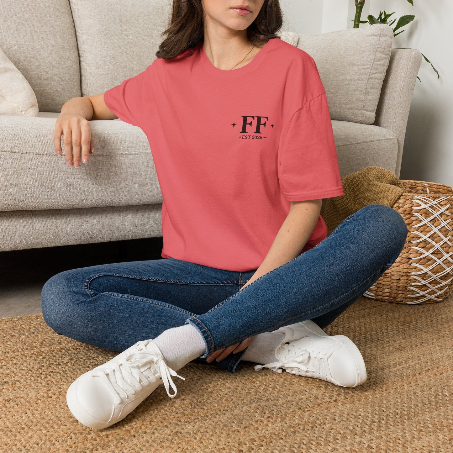 FF Est. 2026 Minimal Logo T-Shirt — Monogram Casual Tee