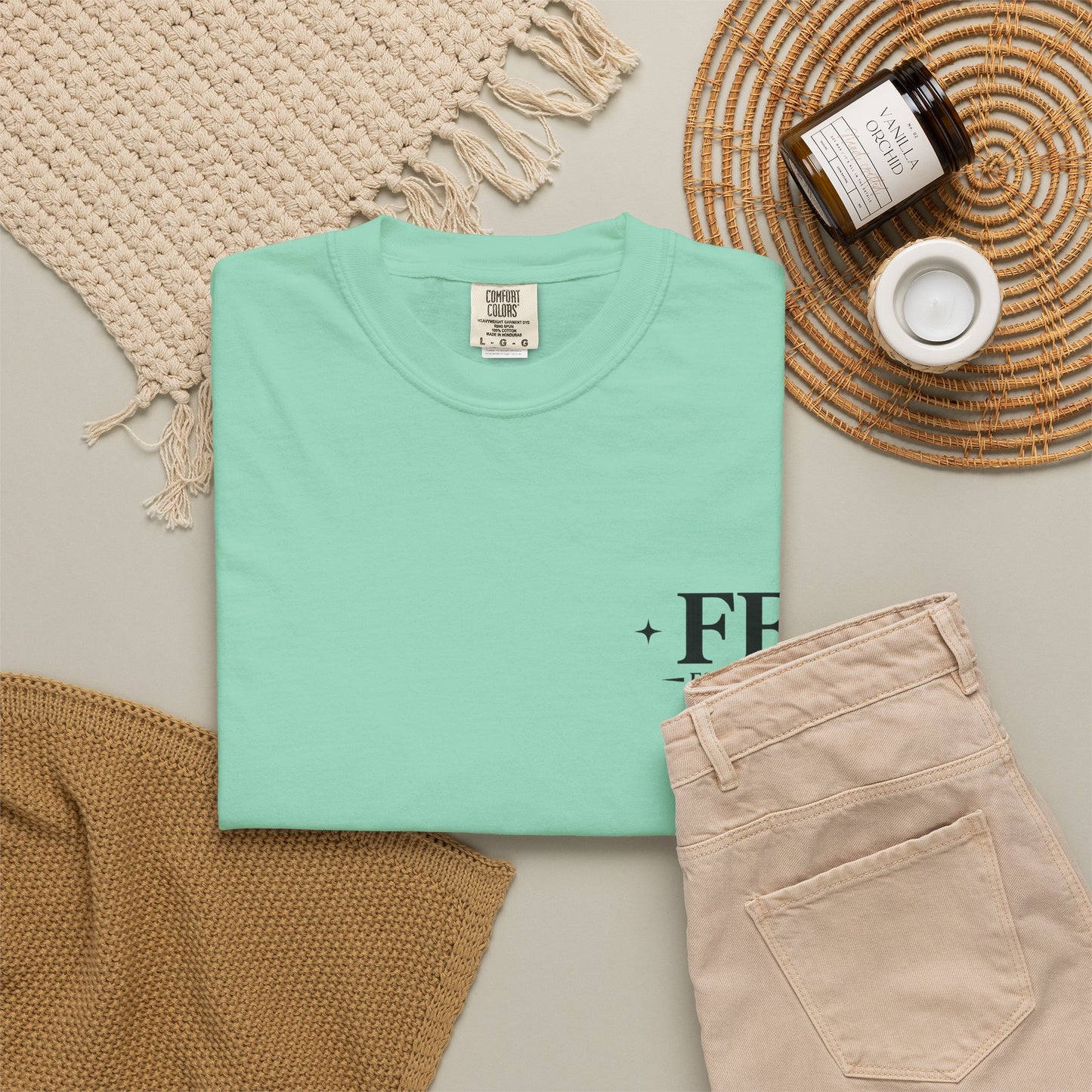 Floral Beach Vibes T-Shirt — Colorful Daisy & Palm Graphic Tee