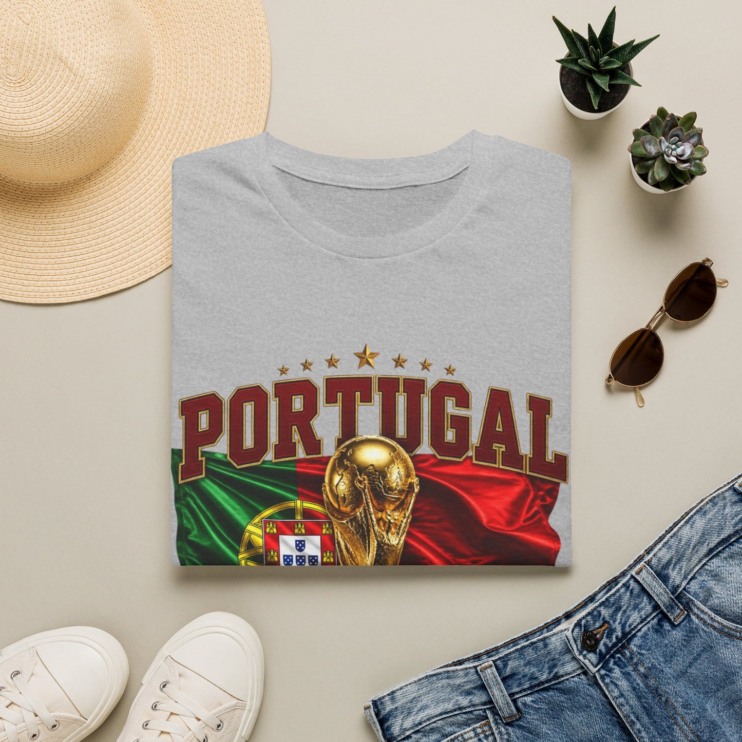 Portugal 2026 World Cup T-Shirt — Football World Trophy Tee