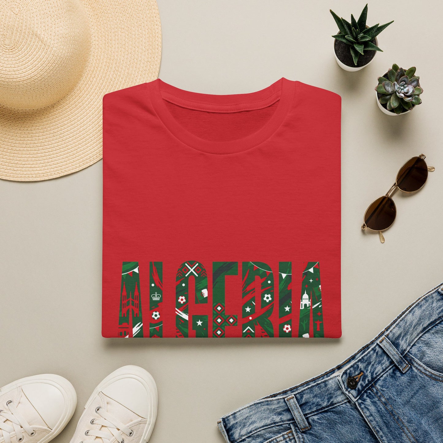 Algeria Flag Graphic T-Shirt — Viva L'Algérie Patriotic Tee