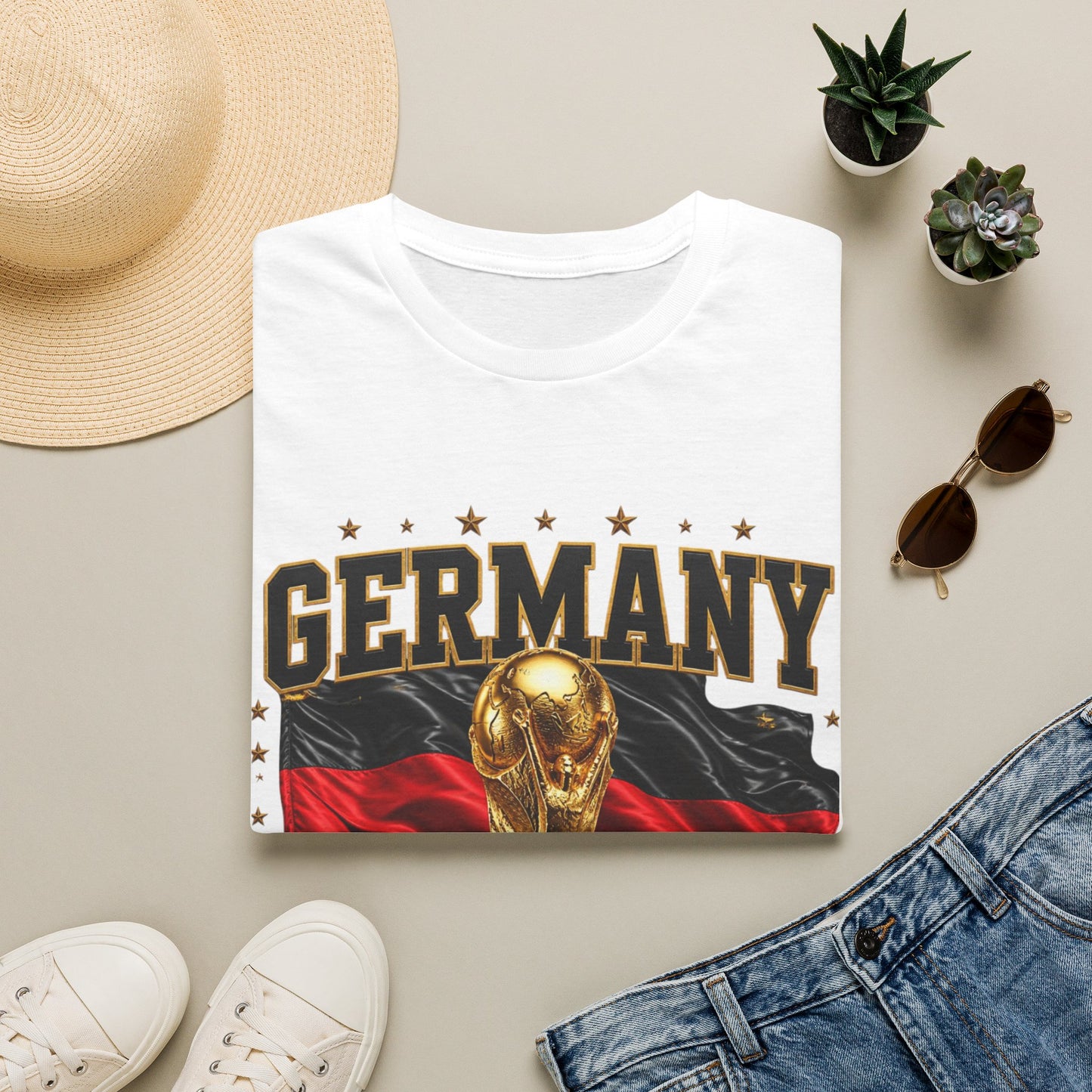 Germany World Cup 2026 T-Shirt — German Flag & Trophy Soccer Fan Tee