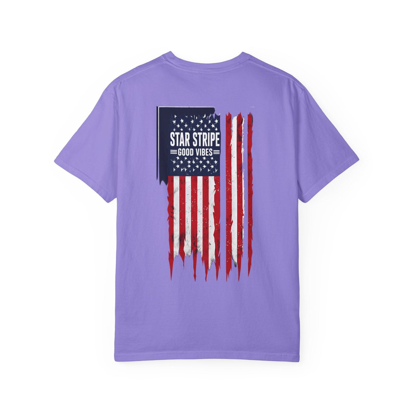 Patriotic "Star Stripe Good Vibes" T-Shirt