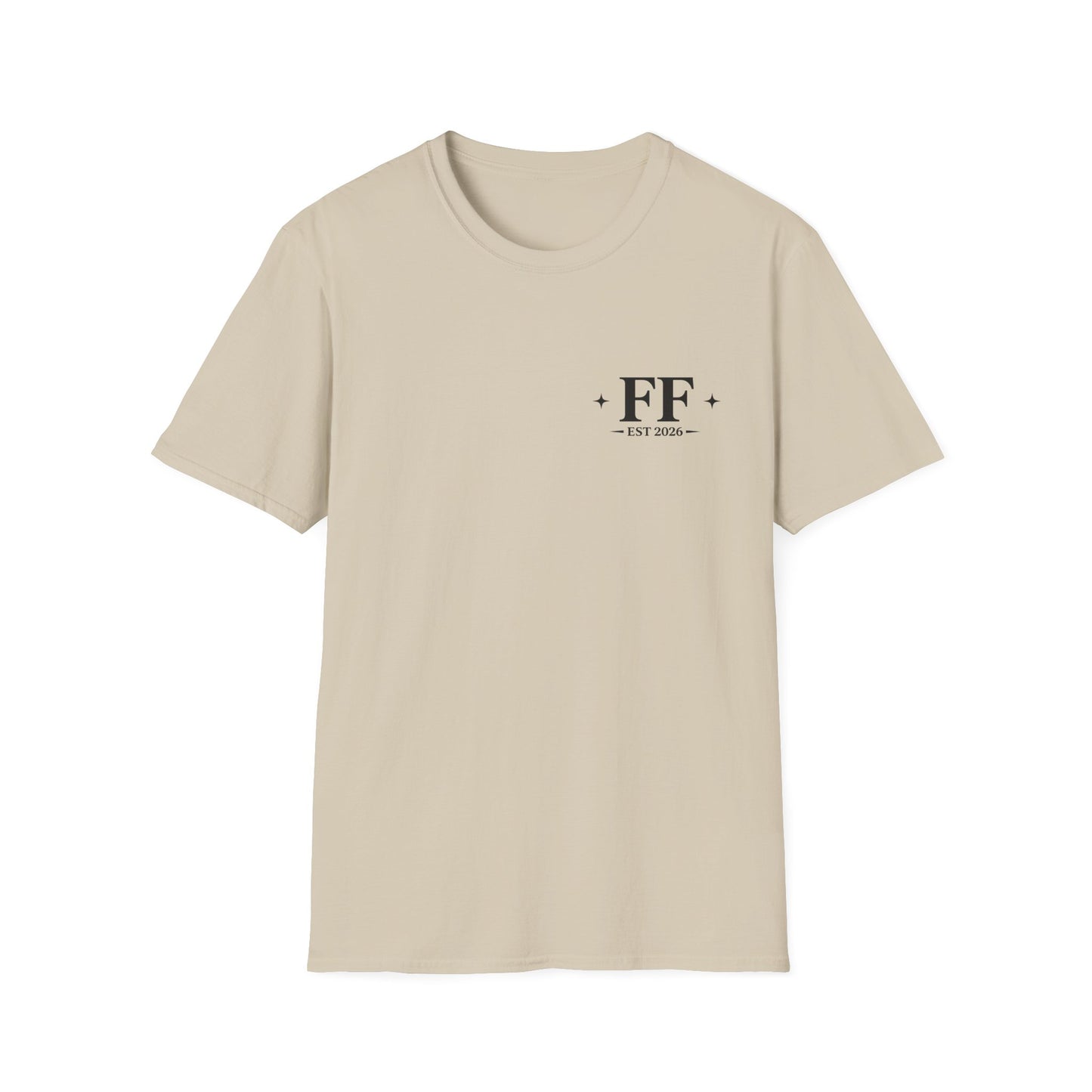 FF Est. 2026 Minimal Logo T-Shirt — Monogram Casual Tee