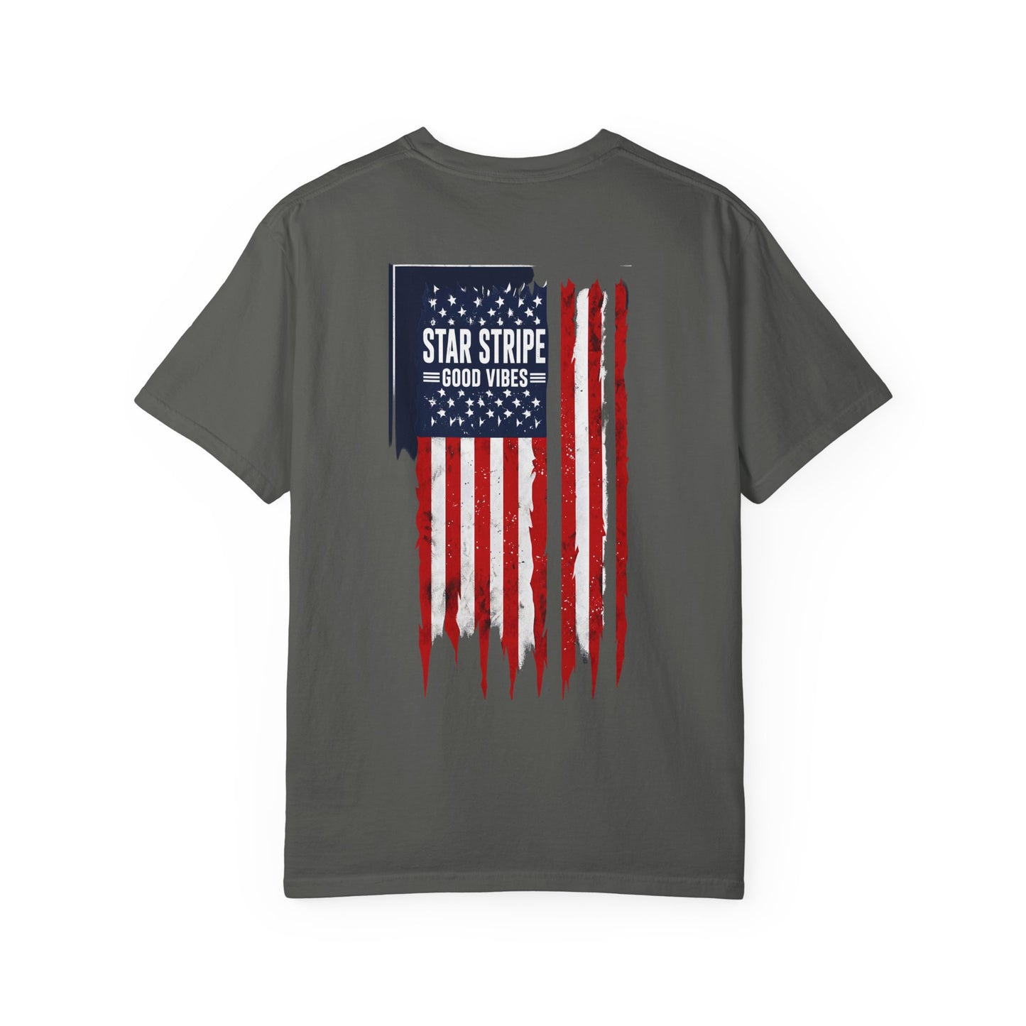 Patriotic "Star Stripe Good Vibes" T-Shirt