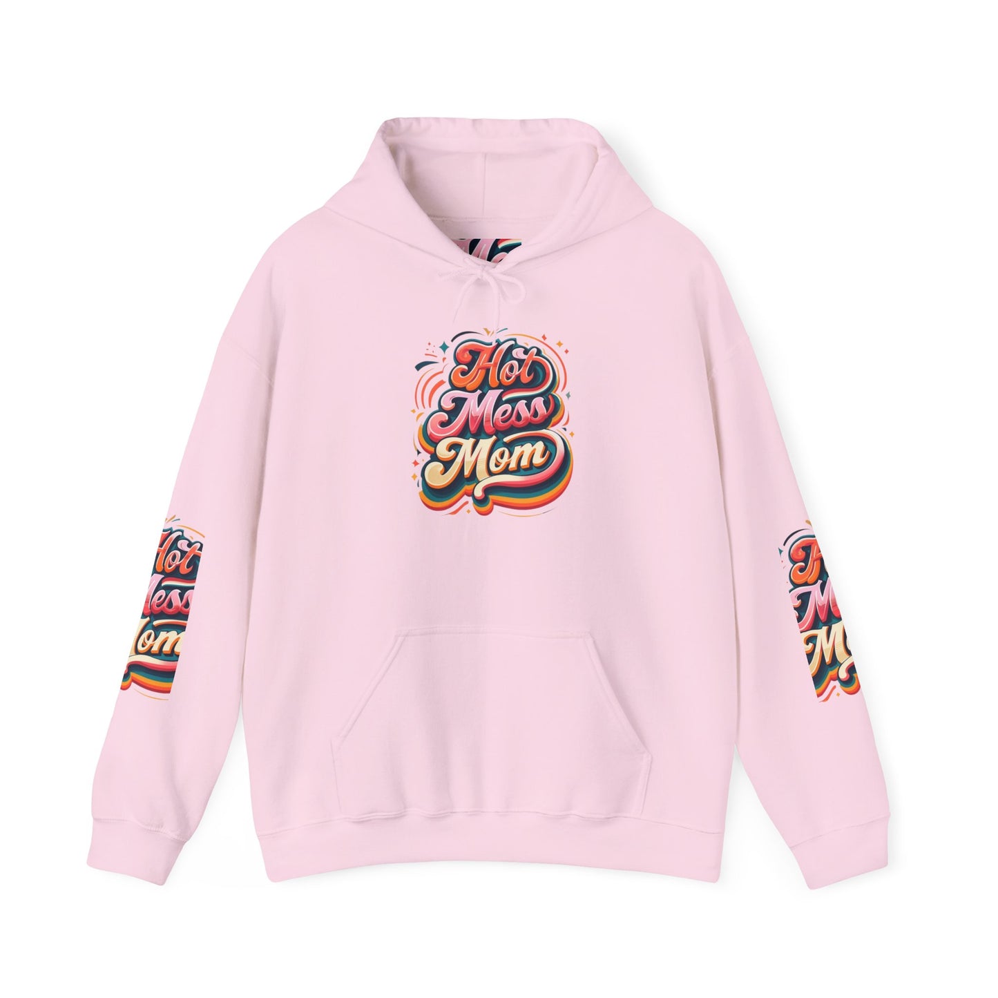 Hot Mess Mom Hoodie — Retro Mom Life