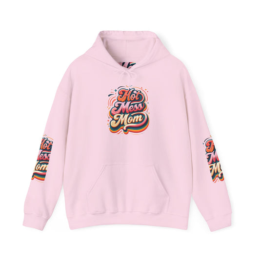 Hot Mess Mom Hoodie — Retro Mom Life