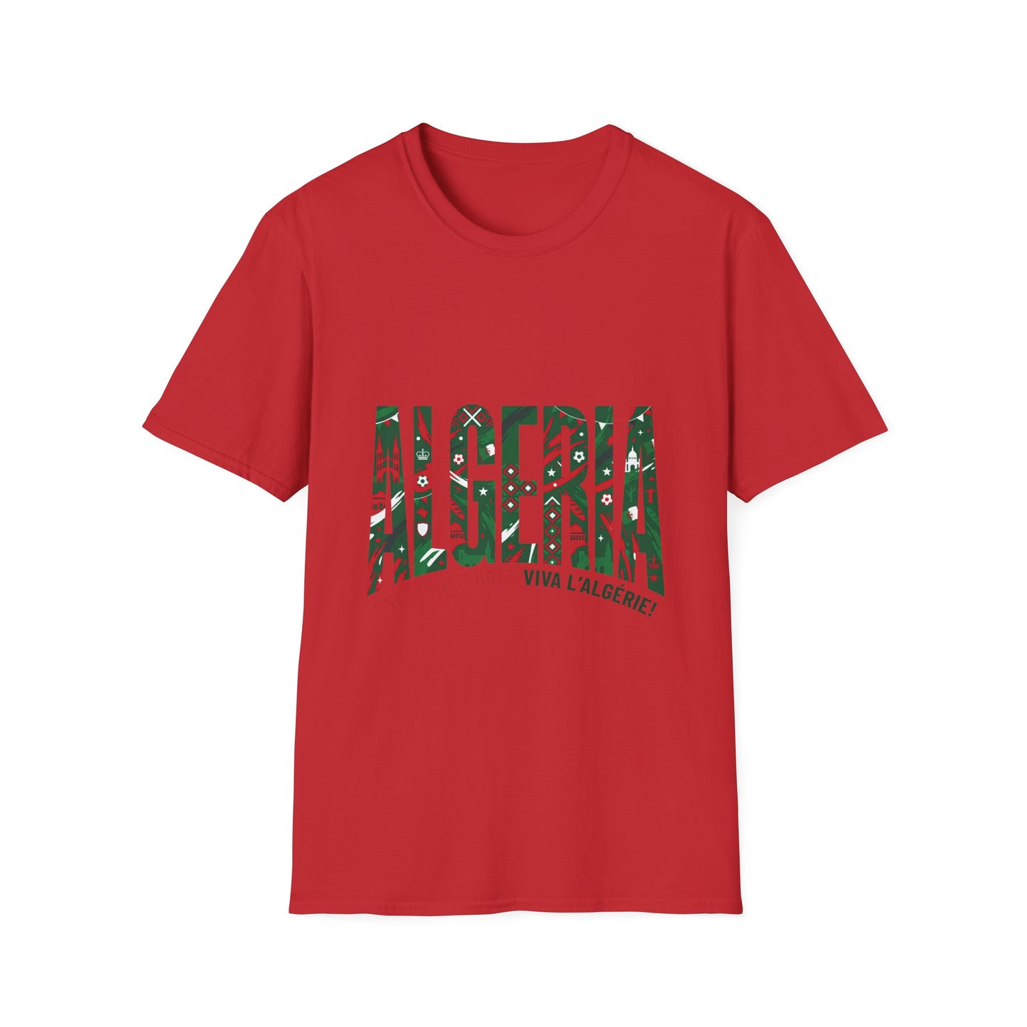 Algeria Flag Graphic T-Shirt — Viva L'Algérie Patriotic Tee