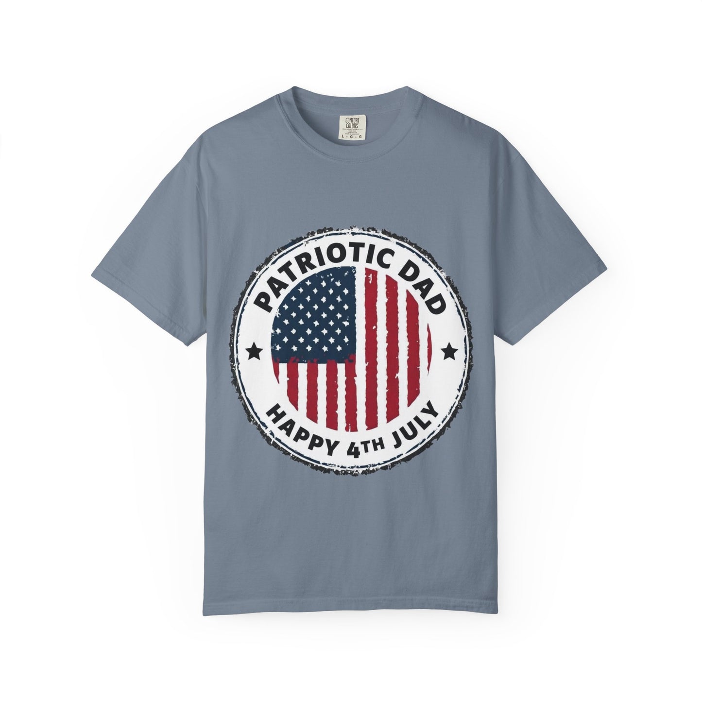 Patriotic Dad T-Shirt — Happy 4th of July American Flag Tee