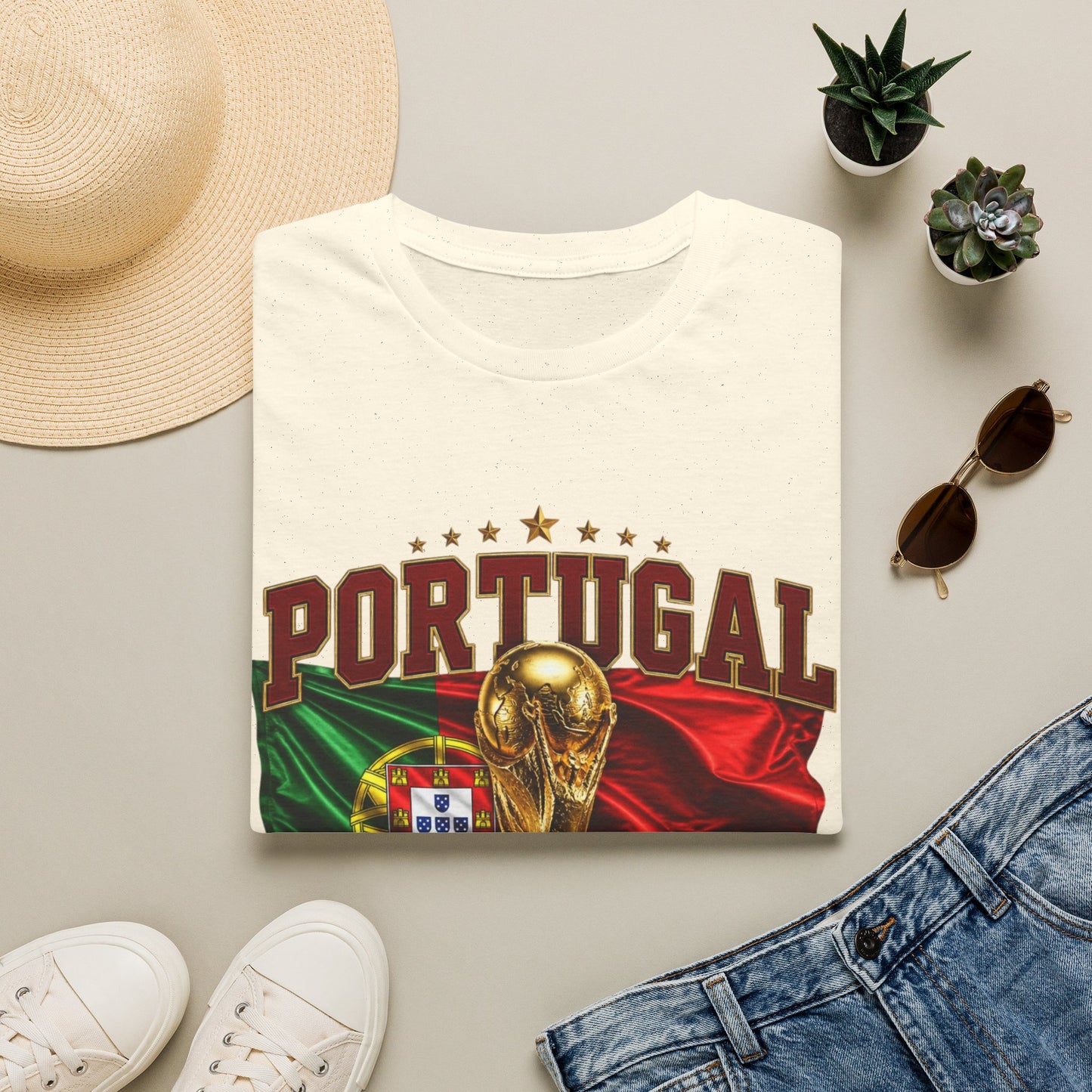 Portugal 2026 World Cup T-Shirt — Football World Trophy Tee