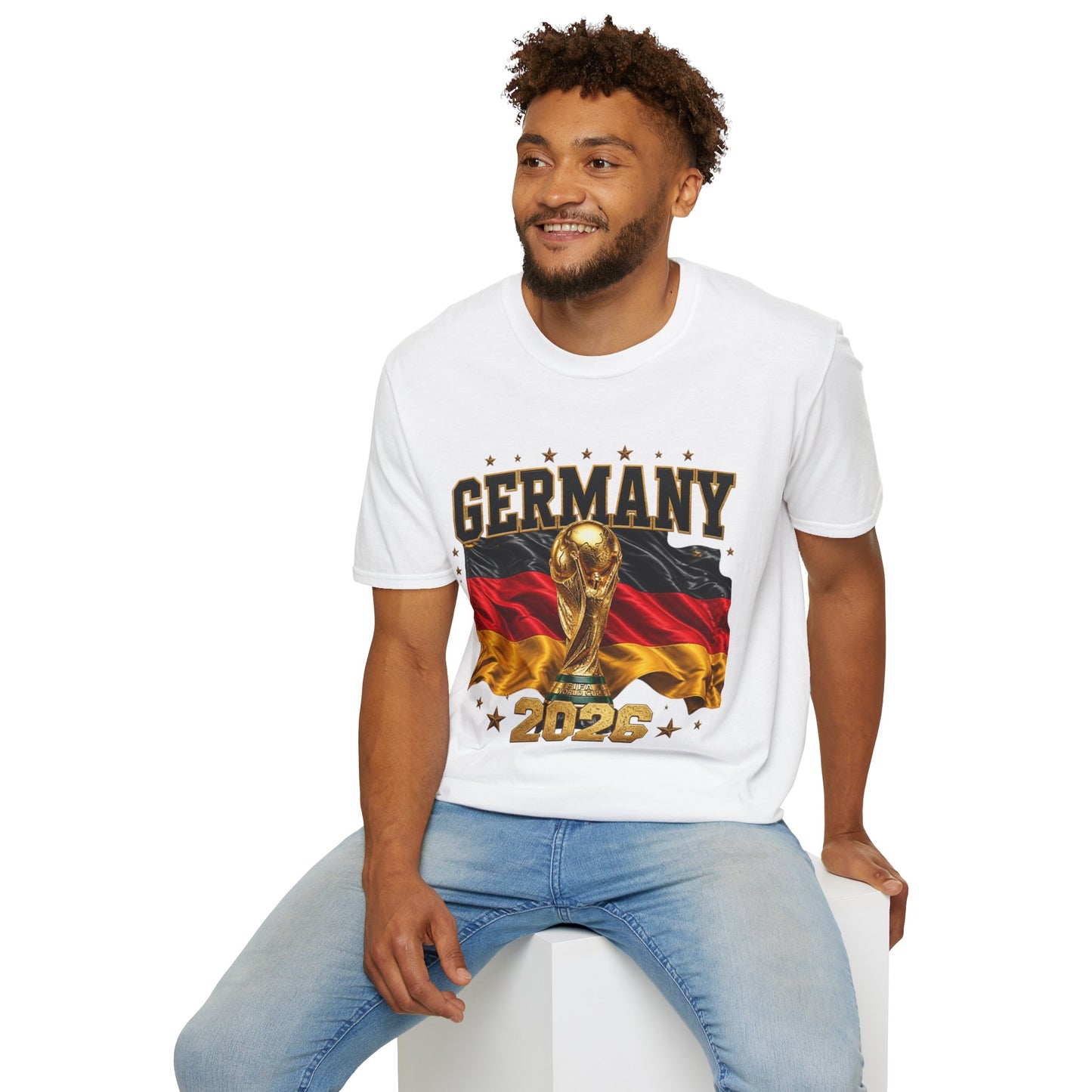 Germany World Cup 2026 T-Shirt — German Flag & Trophy Soccer Fan Tee