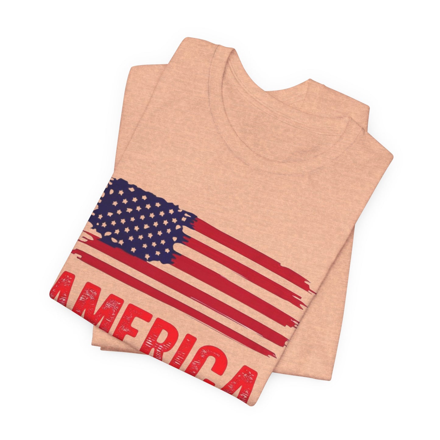 America Babe T-Shirt — Patriotic 4th of July Flag Tee