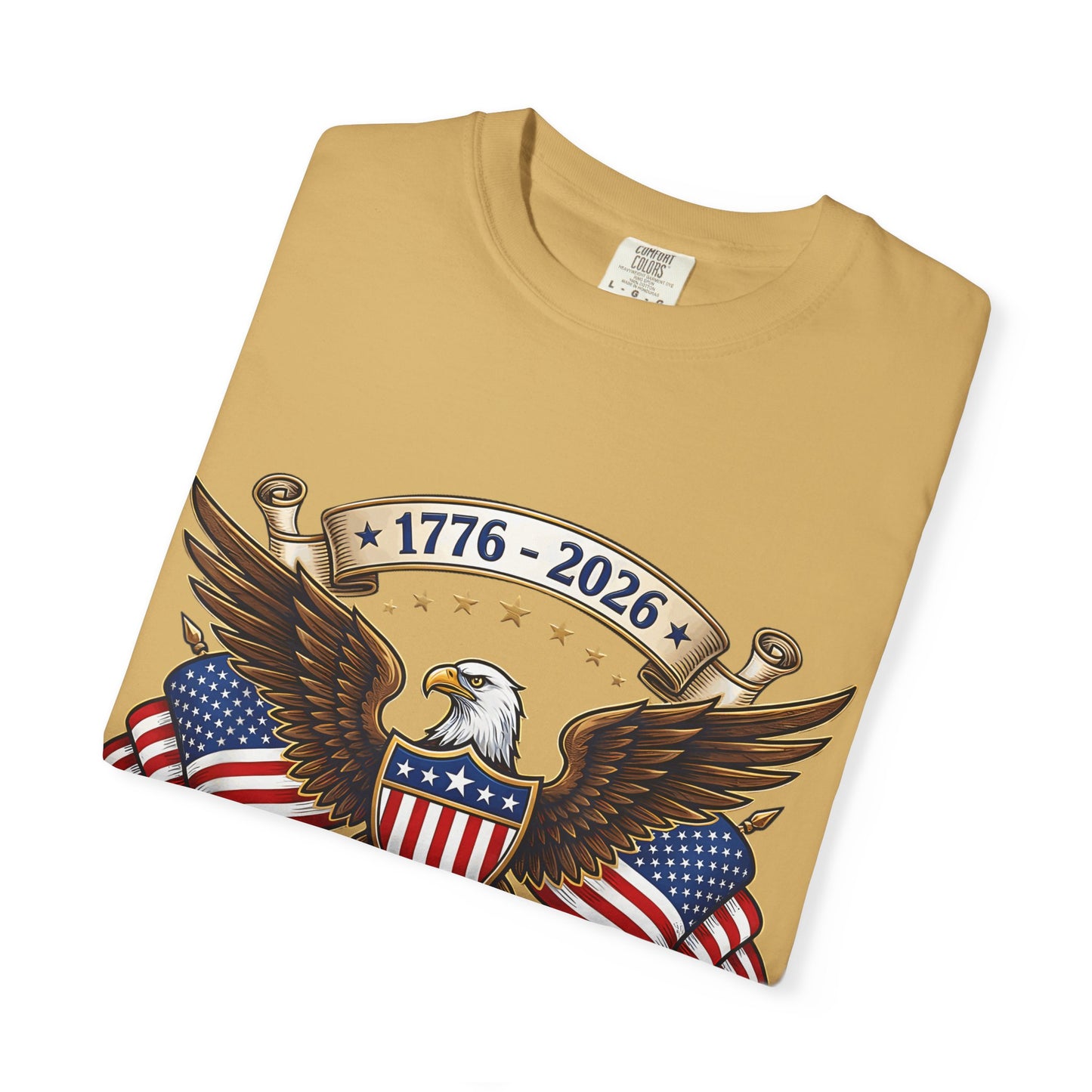250th USA Anniversary Eagle T-Shirt — 1776–2026 Patriotic American Flag Tee