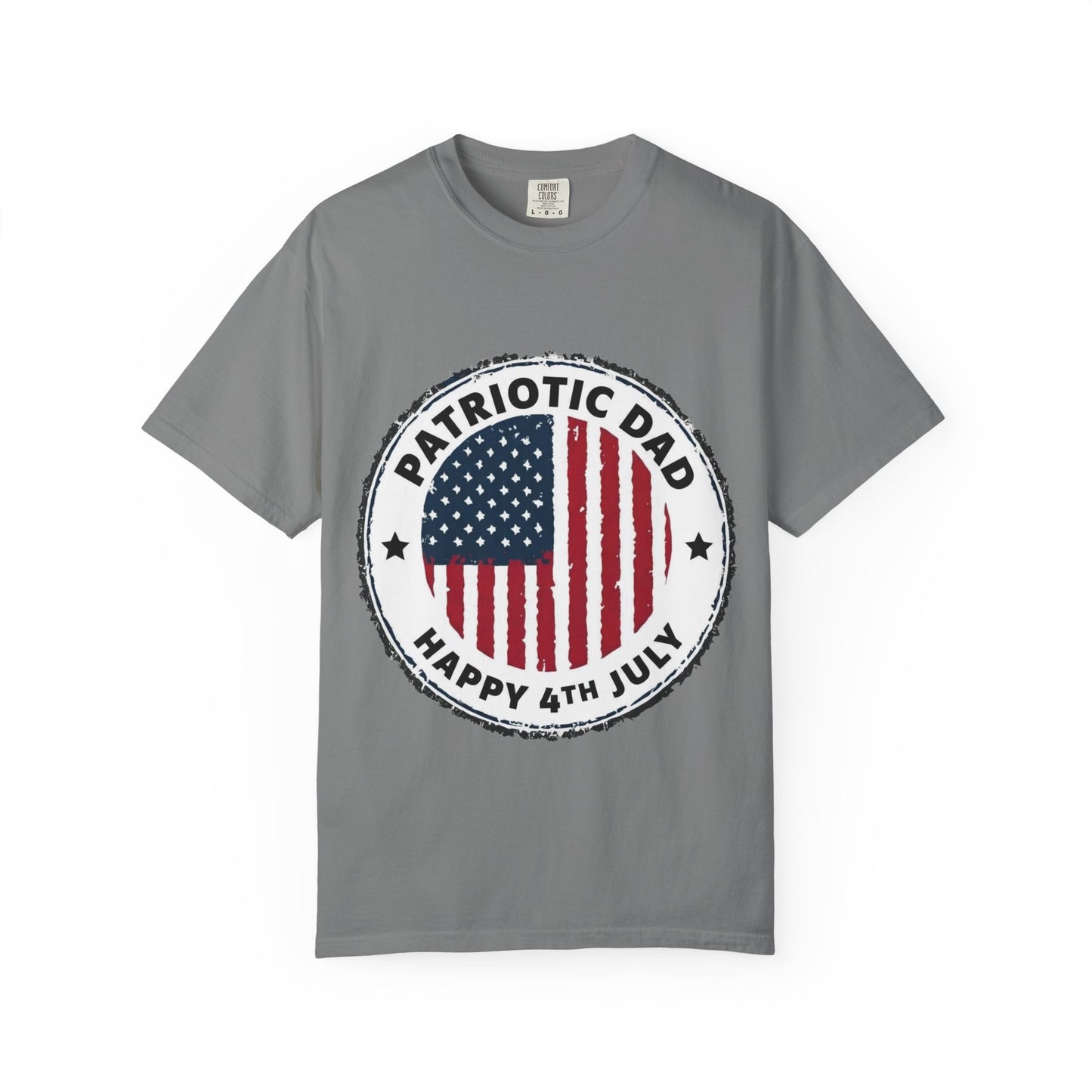Patriotic Dad T-Shirt — Happy 4th of July American Flag Tee